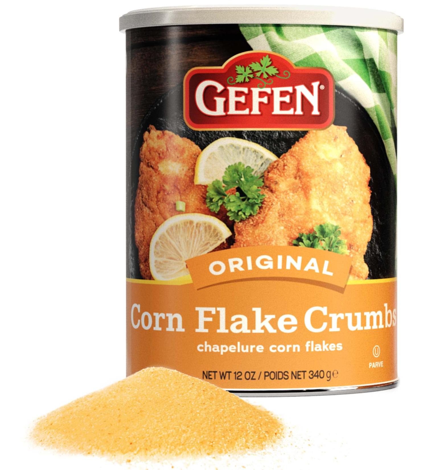Gefen Corn Flake Crumbs 12oz - Naturally Gluten Free (Not Certified) - Buy Online on GoSupps.com