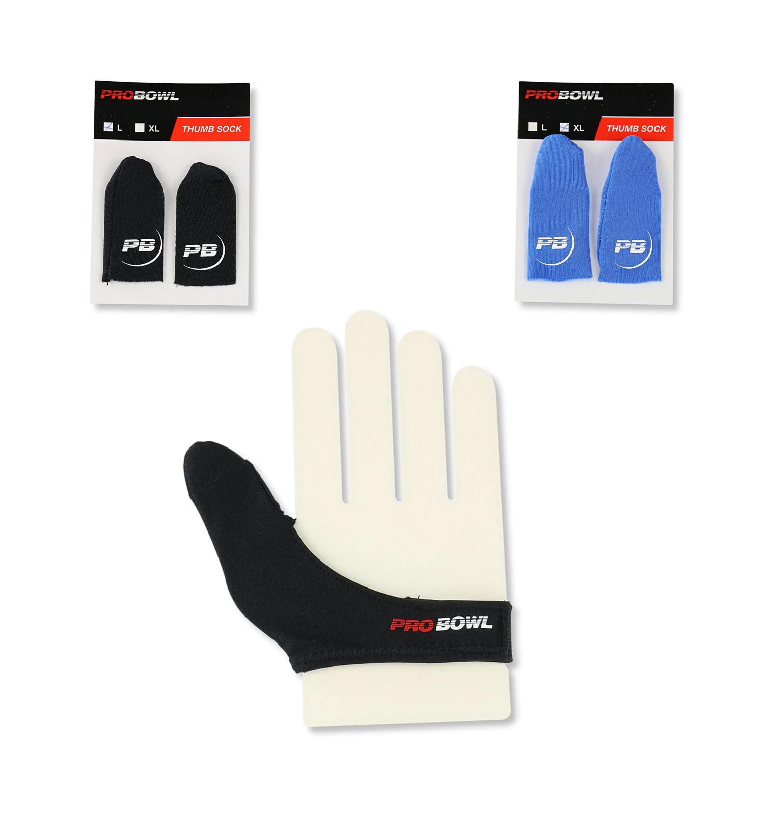 Emax Pro Bowl Thumb Saver Sock - Soft Stretchy Bowling Accessory | Protects Right Hand Thumb | Available in Multiple Sizes - Buy Online on GoSupps.com