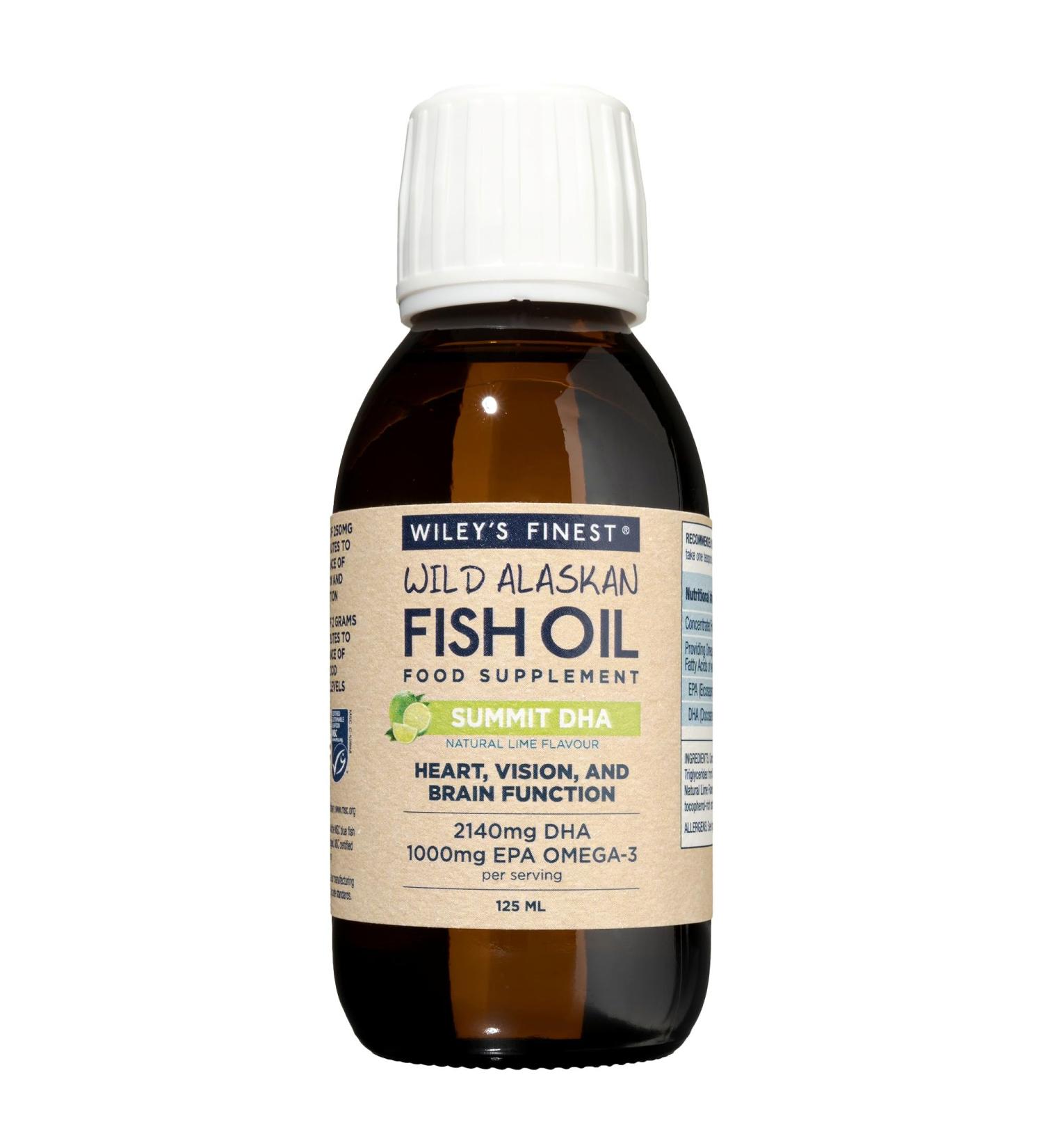 Wiley's Finest Wileys Finest Summit DHA Vloeibare Wild Alaska Visolie 125 ml - Buy Online on GoSupps.com