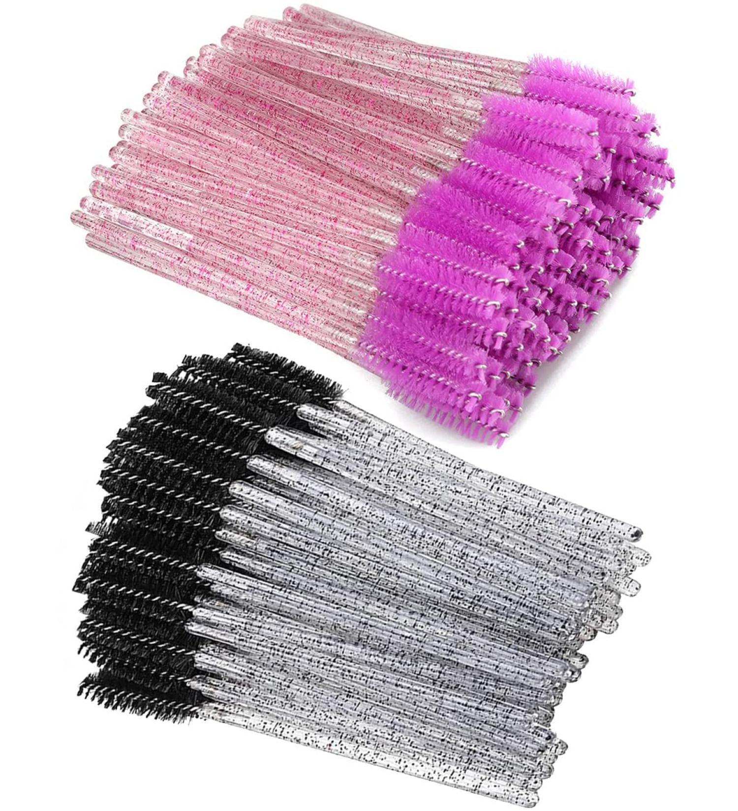 200 PCS Mascara Wands Eyelash Brushes Eyebrow Brush Applicator Cosmetic Makeup Brush Tool Kits for EyeLash Extension and Makeup (PLBK) - Buy Online on GoSupps.com