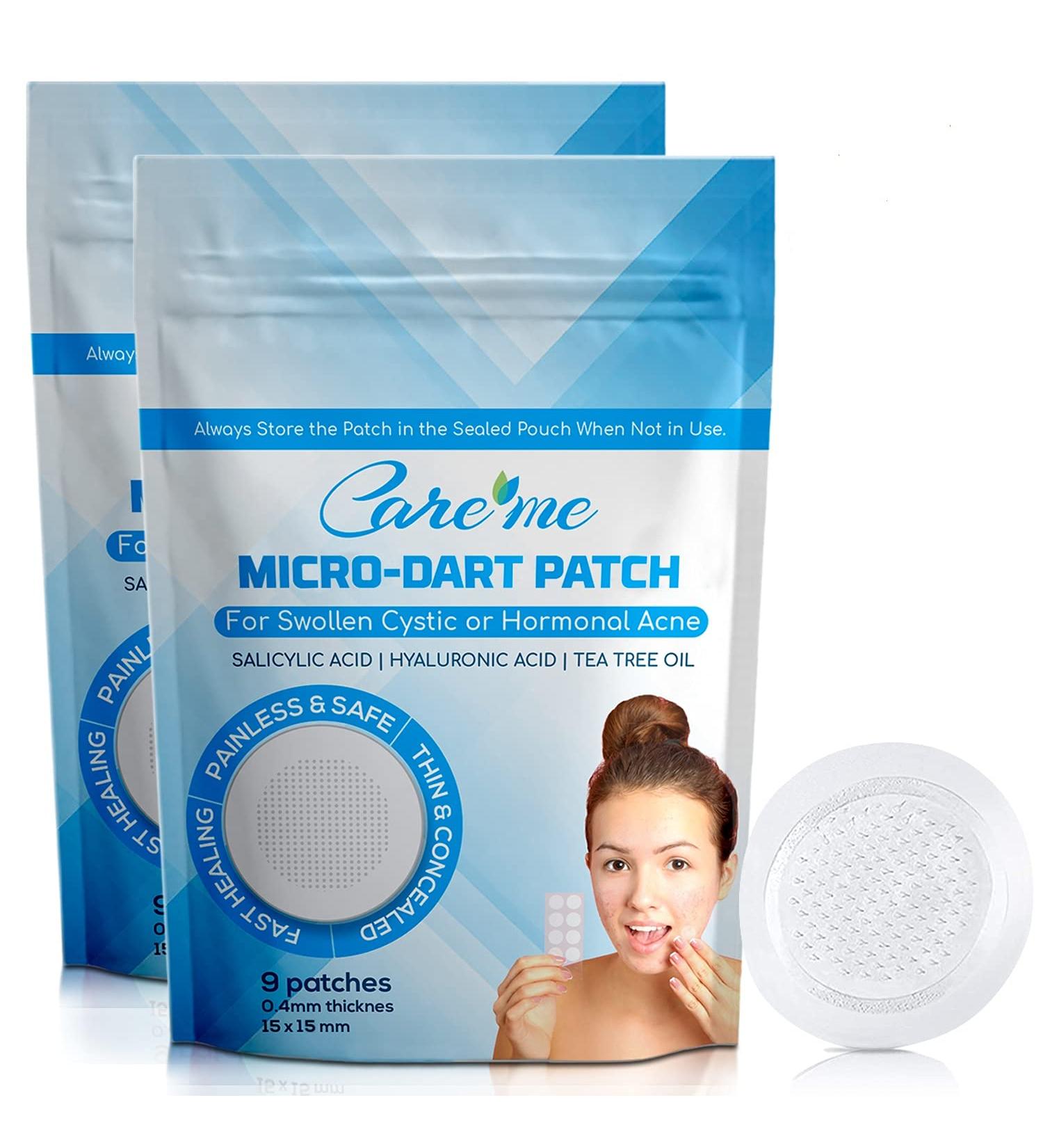 Acne Pimple Micropoint Patches - 18 Count (2 Packs) | Best Spot Treatment for Inflamed Cystic Acne and Hormonal Breakouts - Buy Online on GoSupps.com