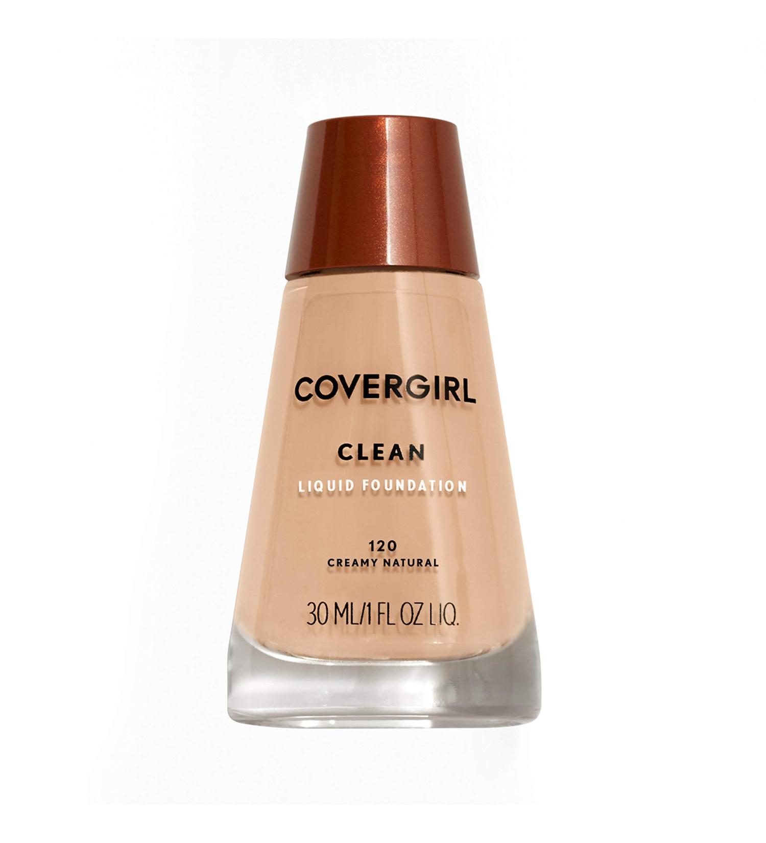 COVERGIRL Clean Makeup Foundation Creamy Natural 120 1 oz (Packaging May Vary) - Buy Online on GoSupps.com