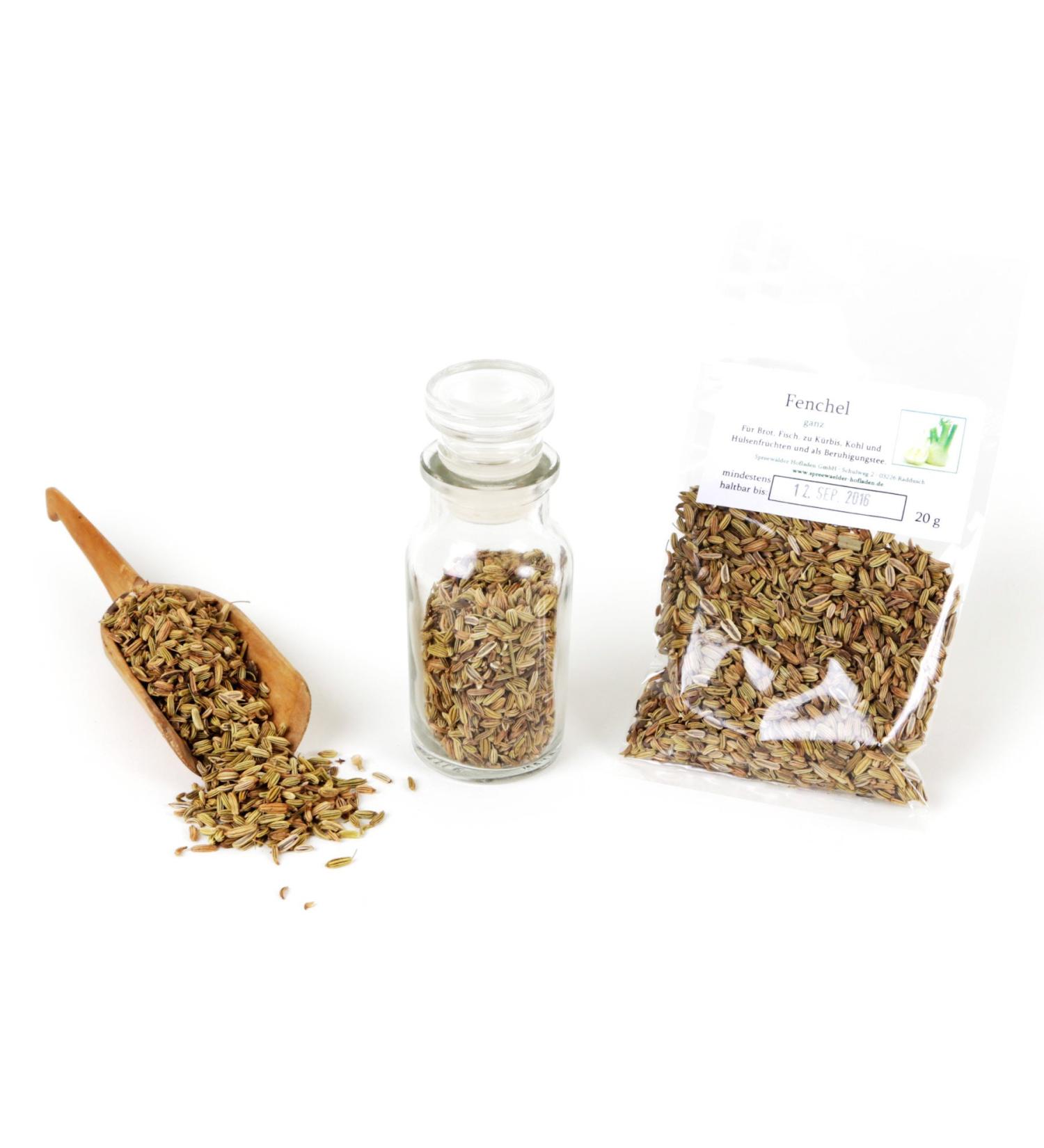  Feine W rze Premium Complete Fennel - Dried Herbs - Fennel Seeds Baking Spices Bread Spices Natural Spices Fennel Tea Gluten Free 20g - Buy Online on GoSupps.com