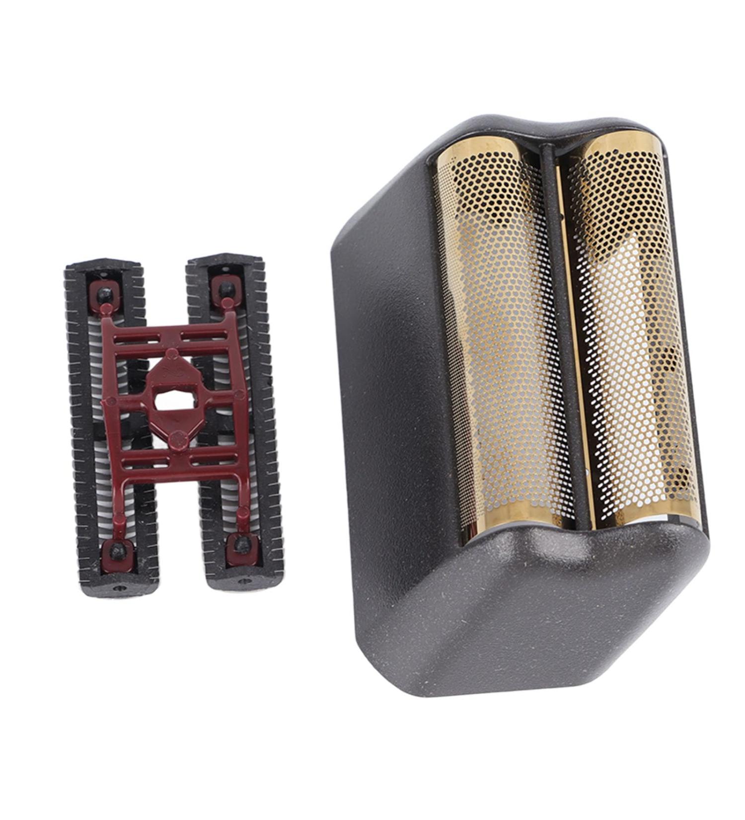 Stainless Steel Foil Cutter Head Replacement - Quick Stubble Removal & Easy Rinse for Beard Trimming | Ideal for Home Travel & Store - Black Gold - Buy Online on GoSupps.com