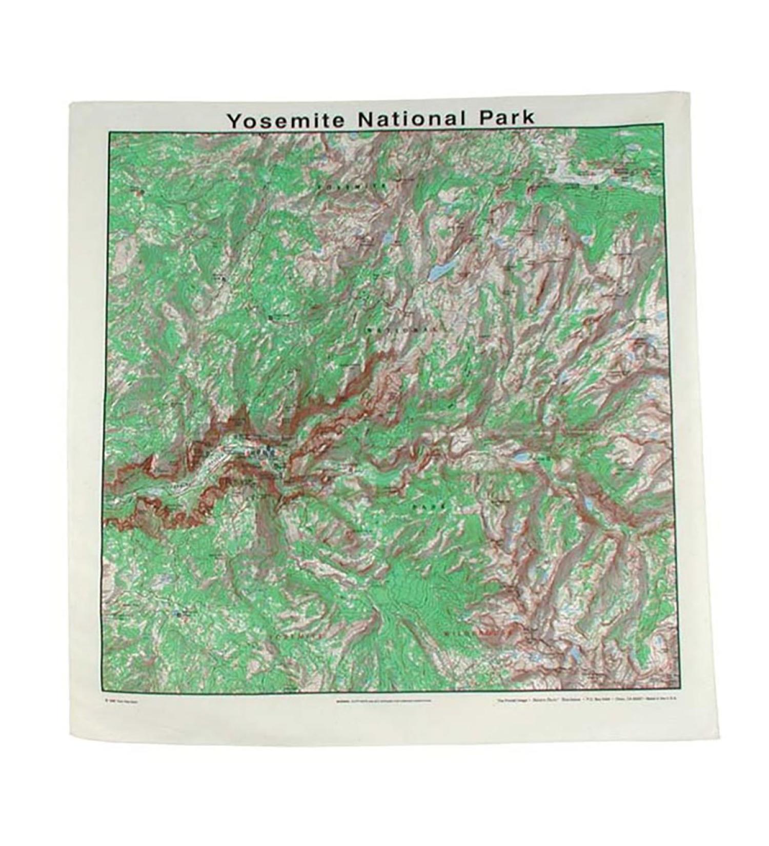 Yosemite Topo Bandana