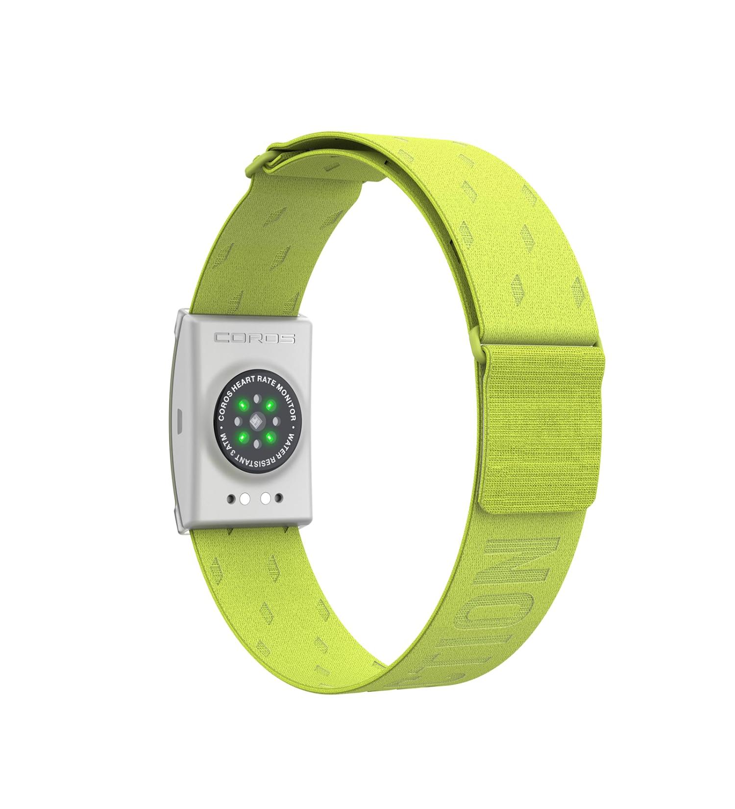 Coros Heart Rate Monitor - Comfort Fit Automatic Wear Recognition Advanced Sensor Bluetooth 38 Hour Battery Life - Regular Lime - Buy Online on GoSupps.com