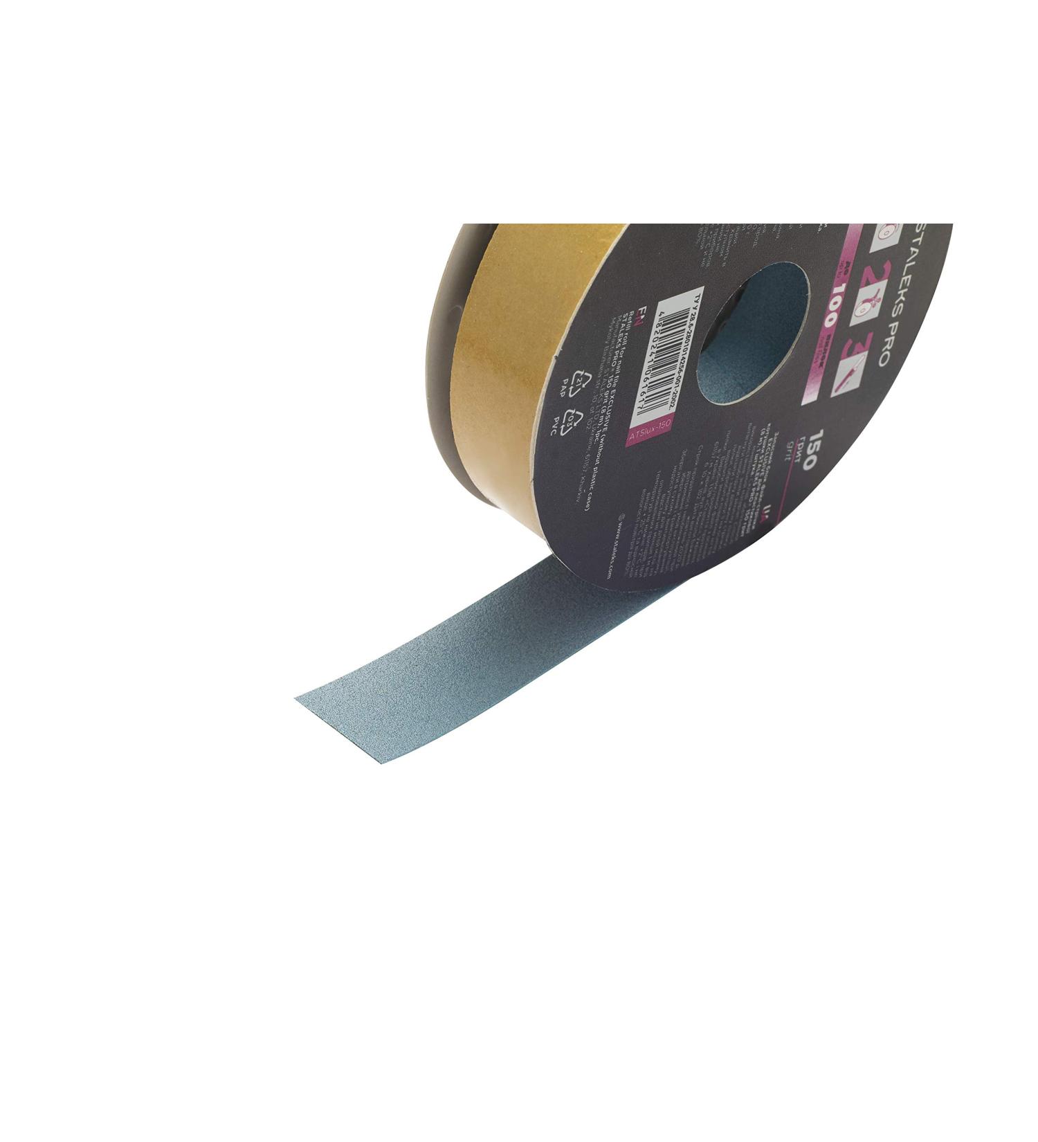 Staleks Pro Refill Nail File on Roll Donut Bobbi Nail Exclusive Stick On Base 8 m Pro Expert Base (150 Grit) - Buy Online on GoSupps.com