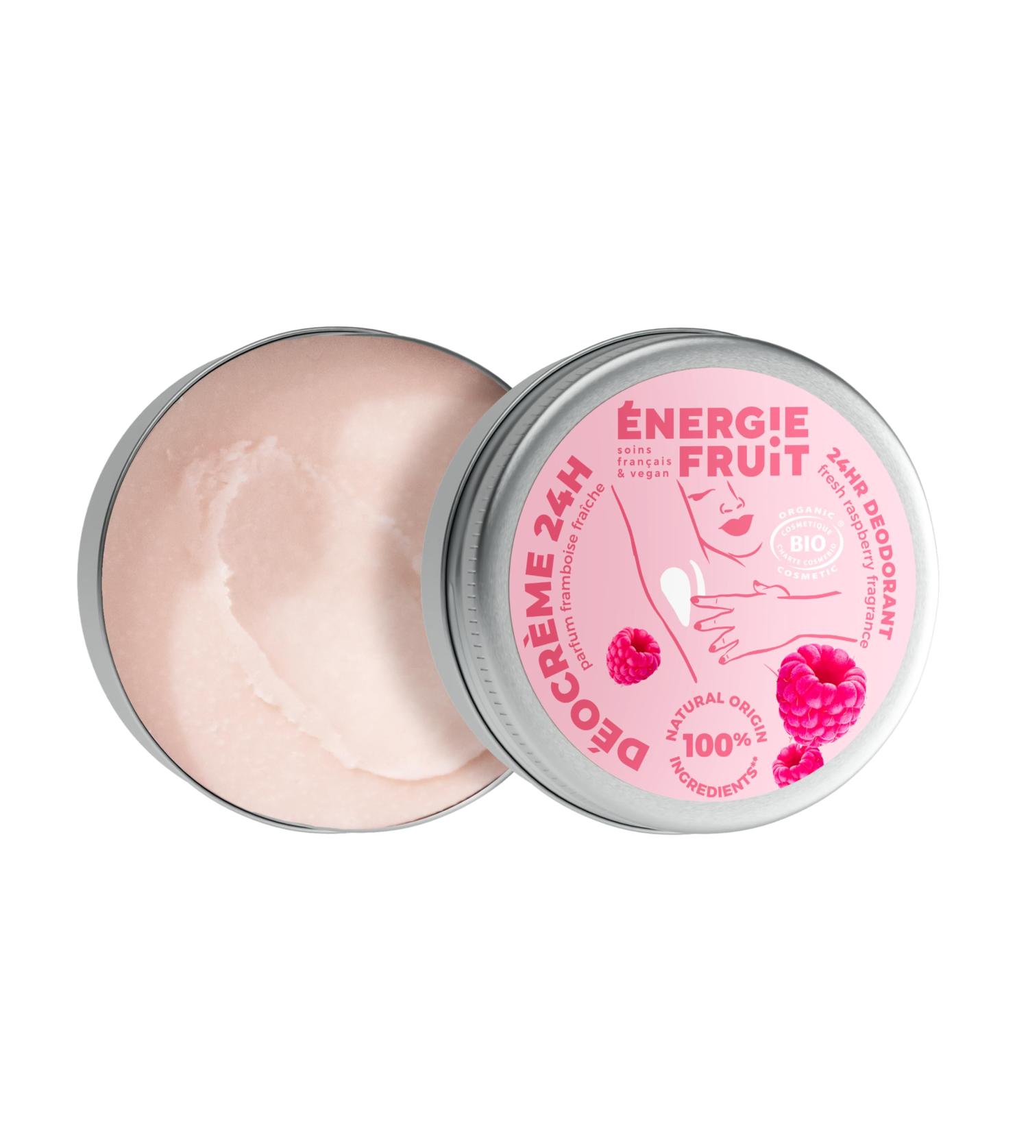  Energie Fruit ENERGIE FRUIT | Cream deodorant | Fresh Raspberry fragrance | ORGANIC certified by ECOCERT - Buy Online on GoSupps.com