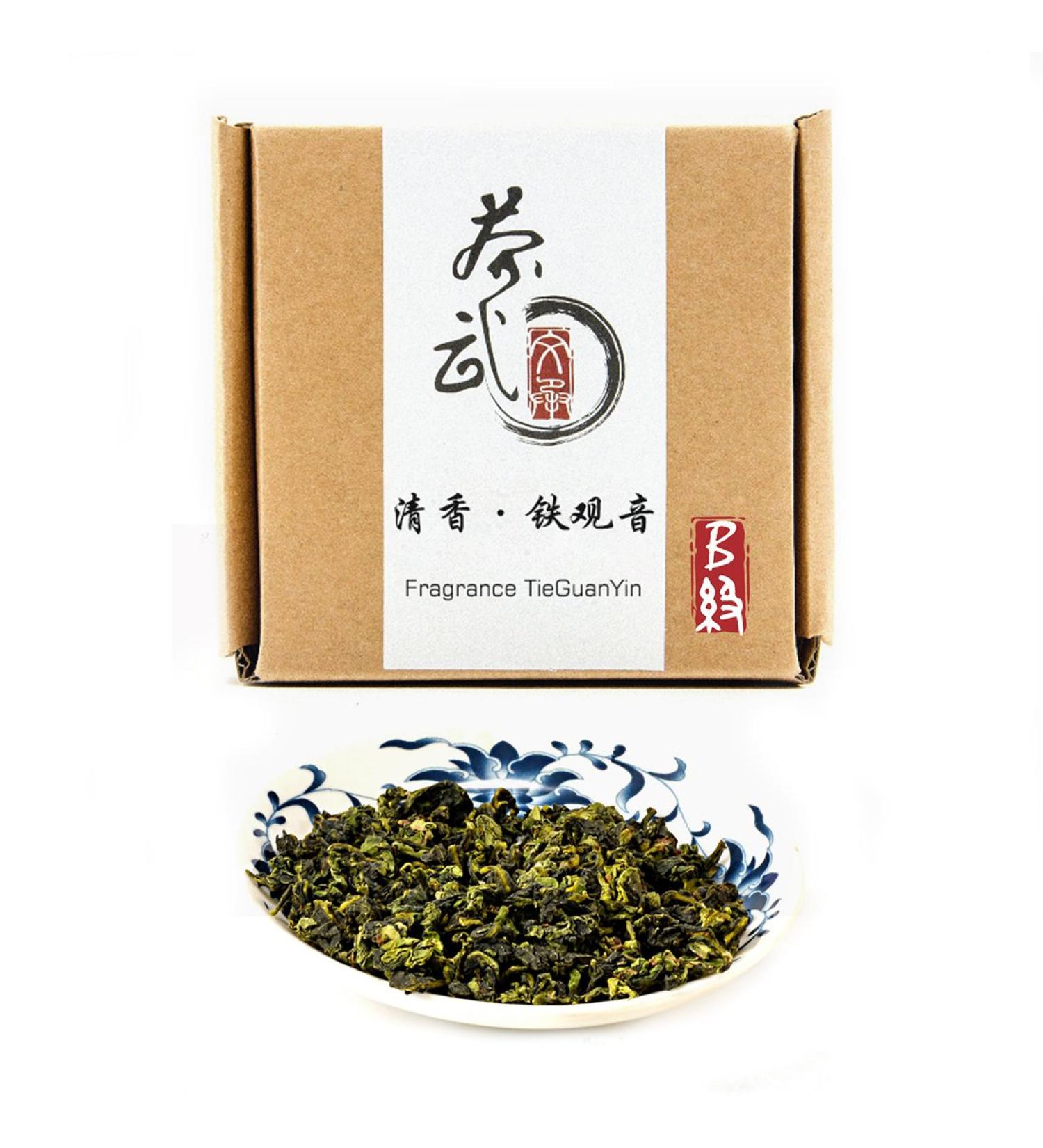 Cha Wu-B Fragrant TieGuanYin Oolong Tea 3.5oz - AnXi FuJian Chinese WuLong Tea - Buy Online on GoSupps.com