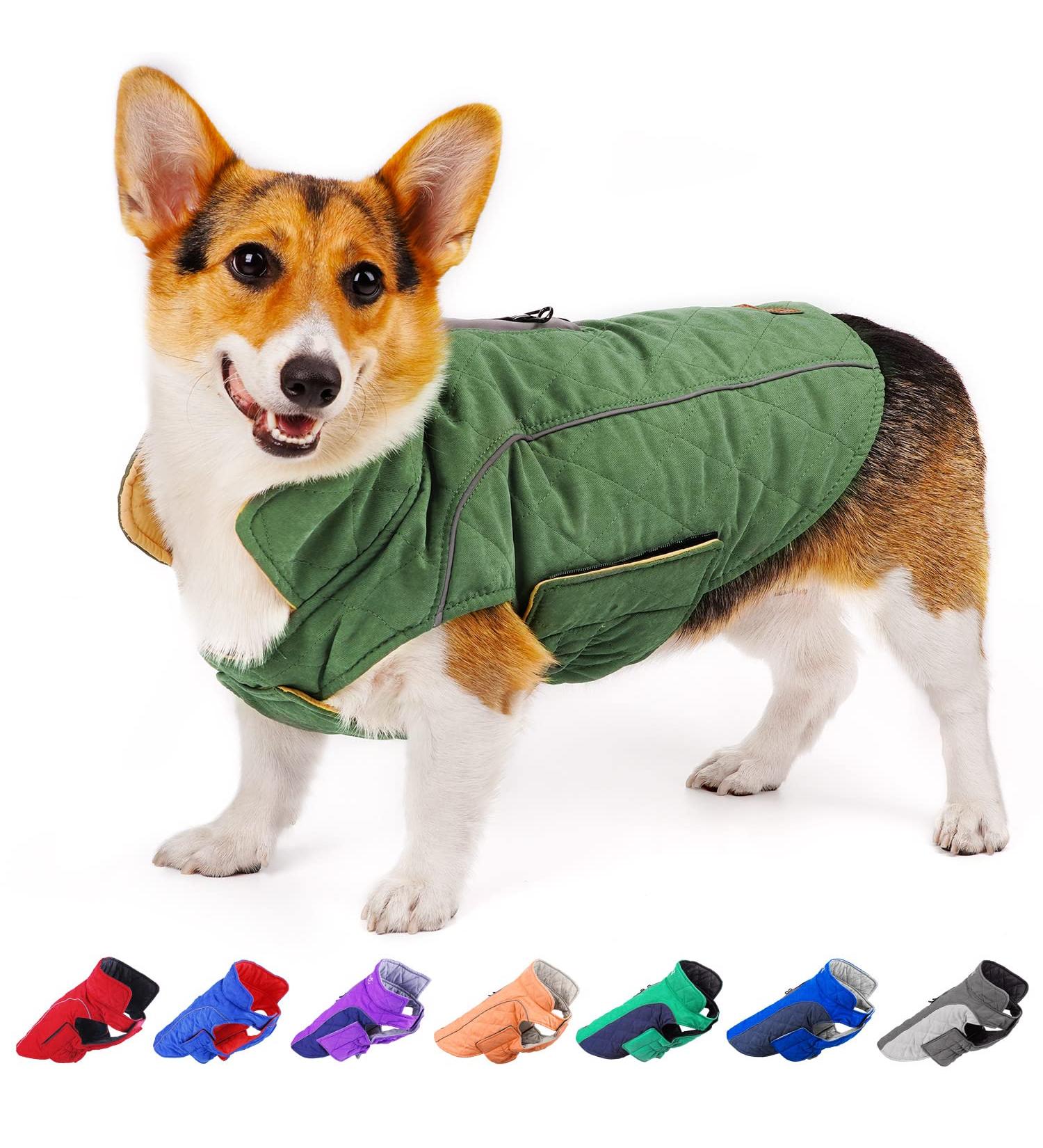 ThinkPet Dog Cold Weather Coats - Waterproof Reversible Winter Jacket for Small to Large Dogs - Buy Online on GoSupps.com