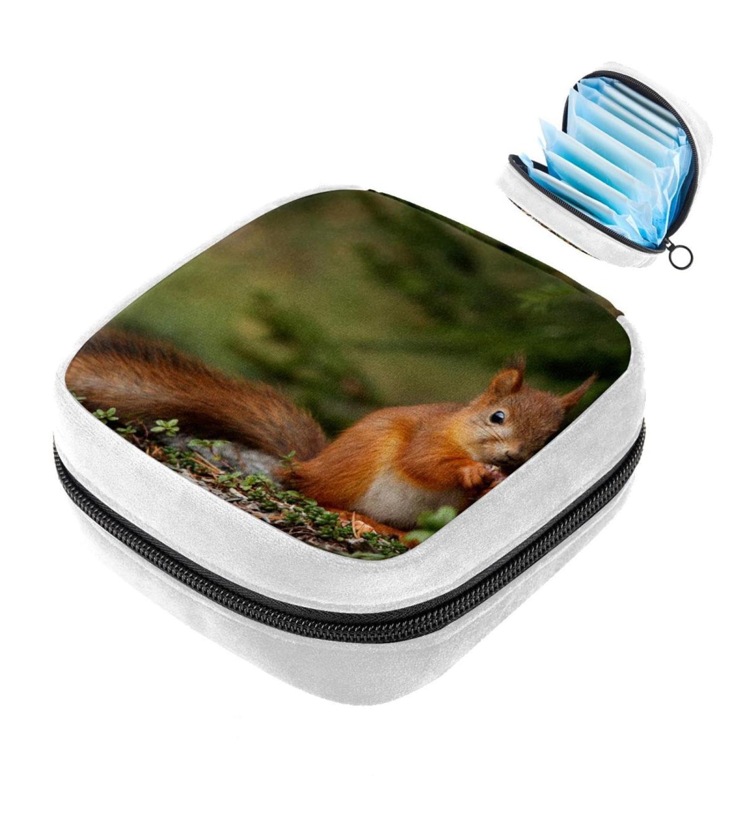 Animal Forest Sanitary Napkin Storage Bag - Color738 | Period Tampon Makeup Pad Pouch - Buy Online on GoSupps.com