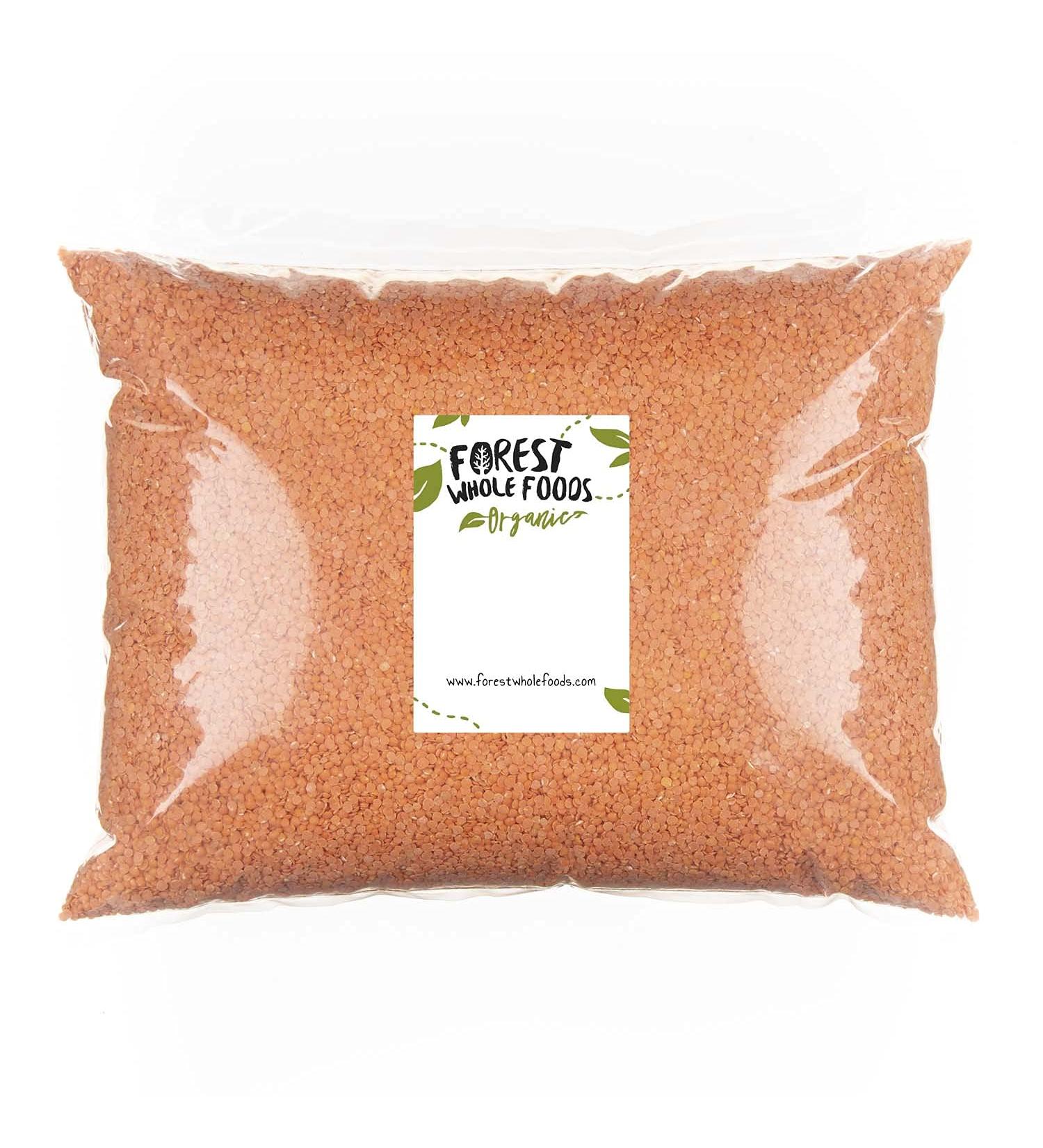 Forest Whole Foods Organic Red Split Lentils (5kg)