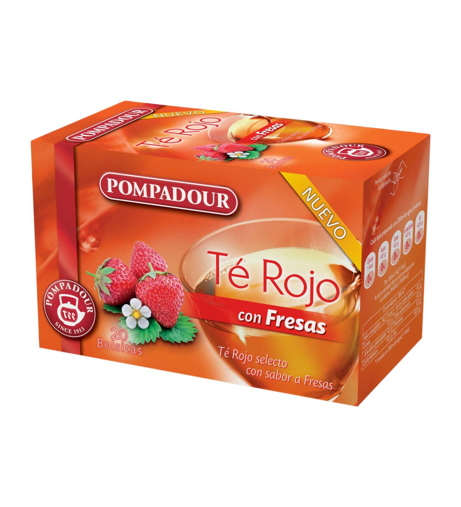 Pompadour Pompadour Strawberry Red Tea - 20 tea bags