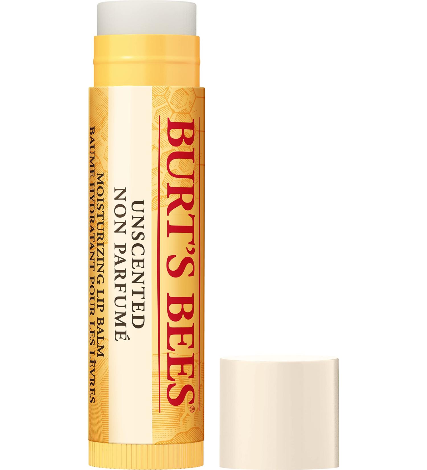 Burt's Bees Natural Moisturizing Lip Balm - 100% Odorless Beeswax & Coconut | International Shipping - Buy Online on GoSupps.com