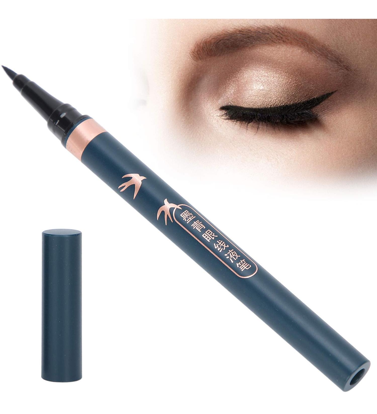 Buy Black Liquid Eyeliner - Smudge-Proof Fine Tip Pen | Long Lasting & International Shipping - Buy Online on GoSupps.com