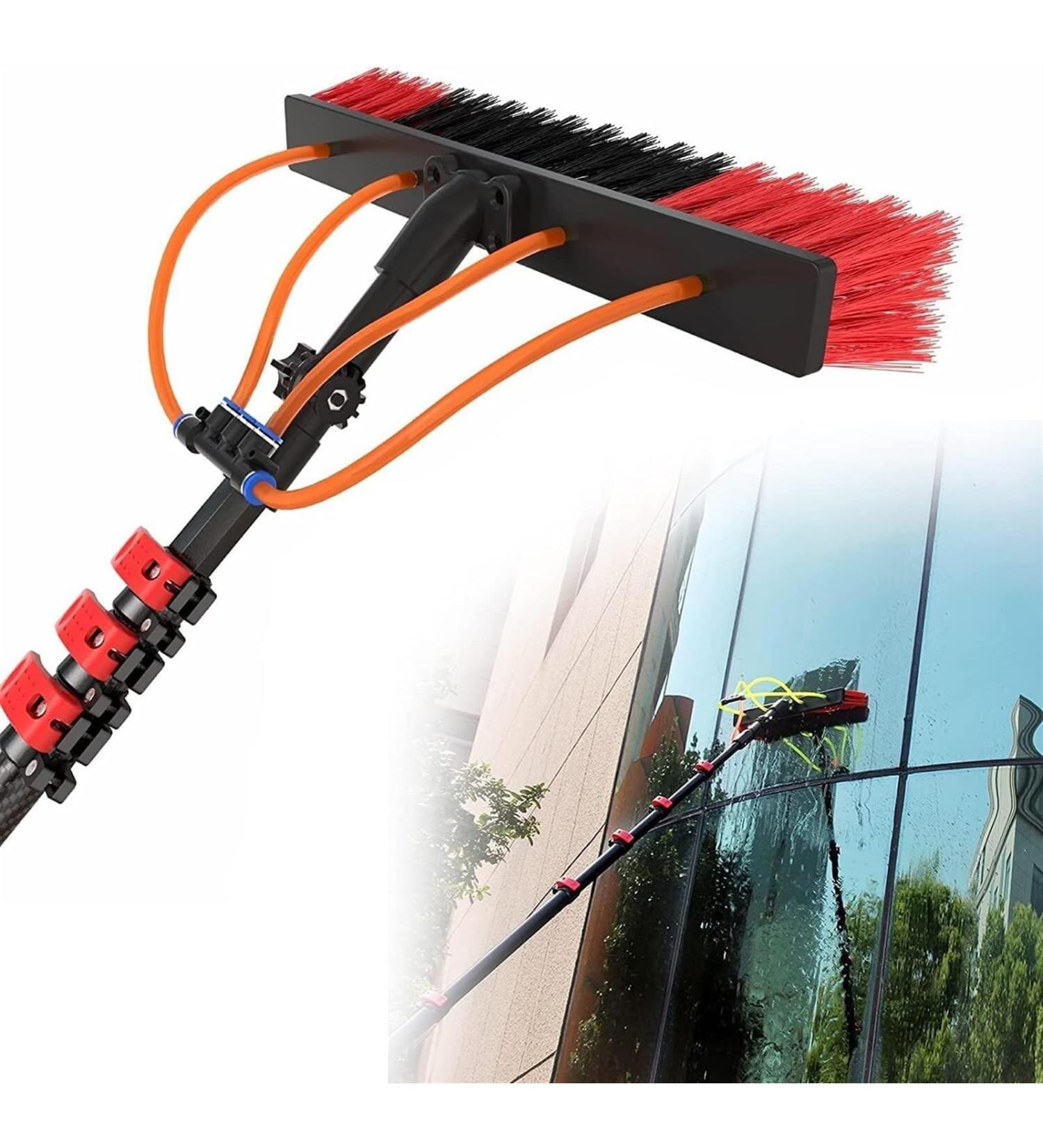 Telescopic Window Cleaner Water Fed Pole Kit Window Cleaning Pole Water Fed Telescopic Brush/Extendable Cleaner Conservatory Roof For Photovoltaic Panel Cleaning Trucks Window Clean (30ft/9m) - Buy Online on GoSupps.com