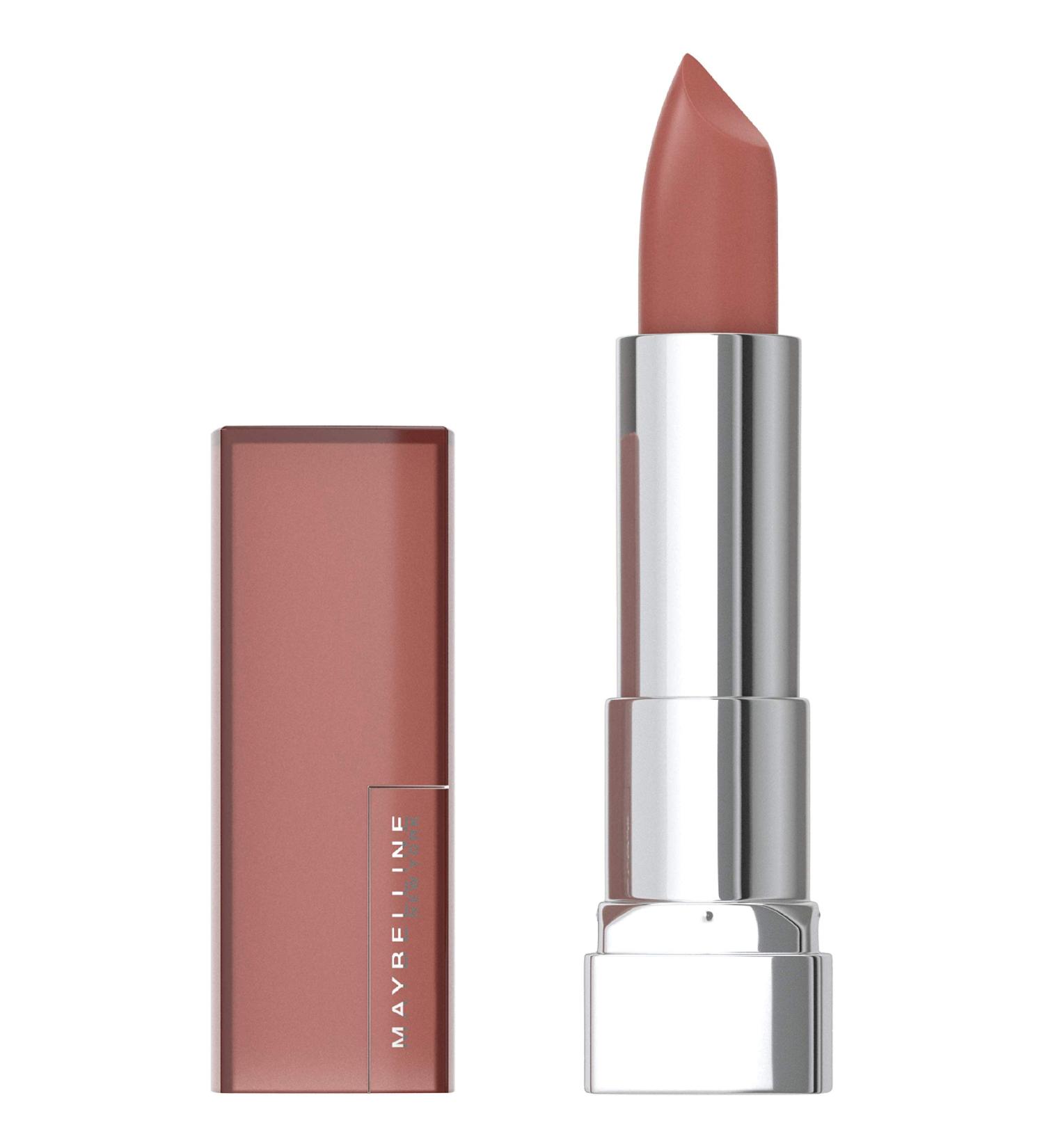 Maybelline Color Sensational Lipstick 570 Toasted Truffle, Matte Finish, Hydrating Lipstick - 0.15 oz (Pack of 1) - Buy Online on GoSupps.com