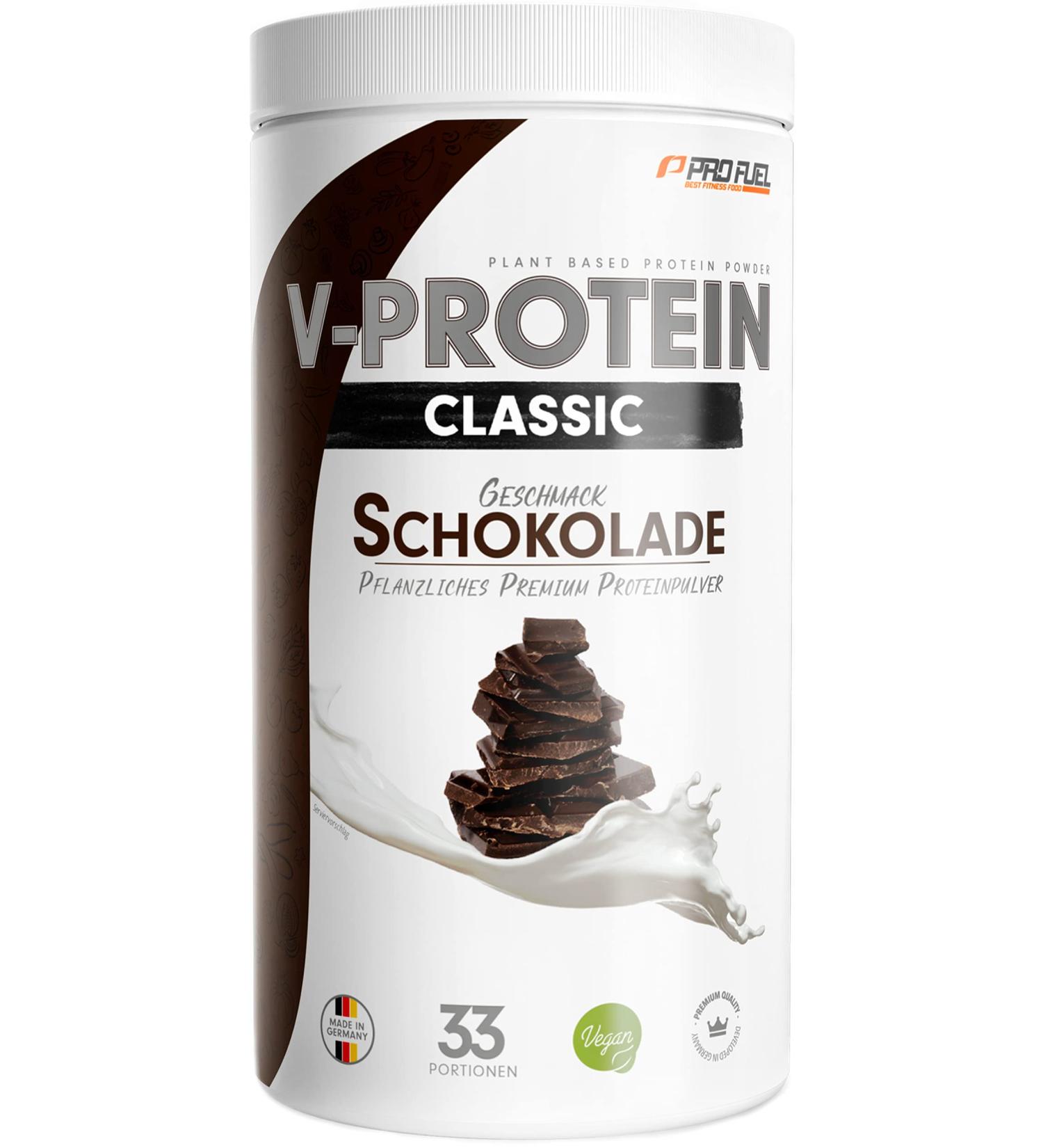 Buy Vegan Protein Powder Chocolate 1kg - 68% Pea Protein Soy & Wheat Free Optimal Nutrition Shake - Buy Online on GoSupps.com