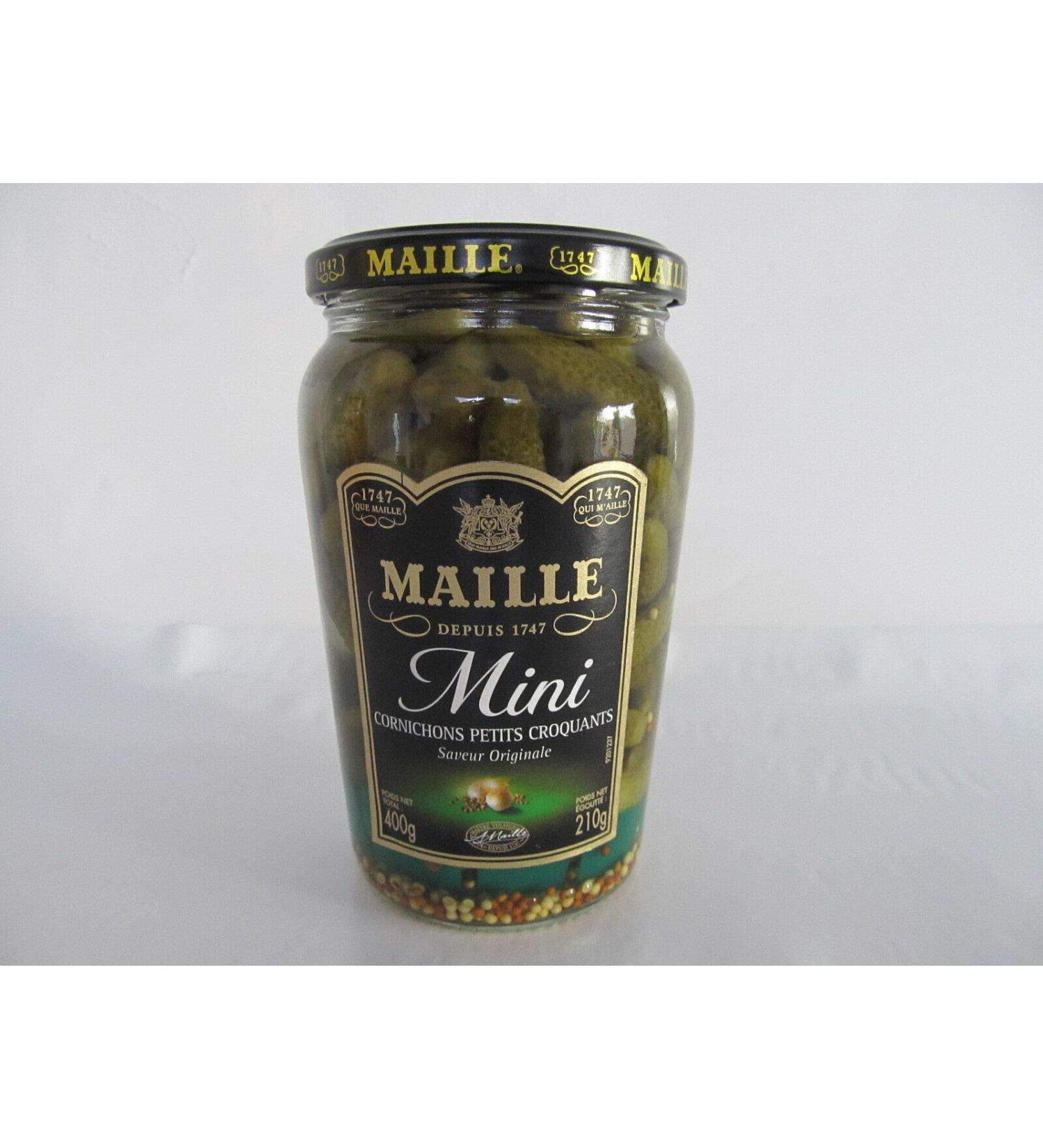 Maille Mini Cucumbers Cornichons filling quantity 400g / ATG 210g