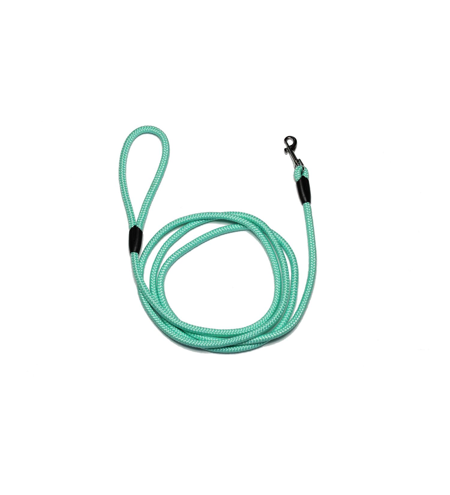 Leash - Rope leash with hand loop Basic 10mm 27 colours 7 lengths (2.50 m Mint) 2.50 m mint