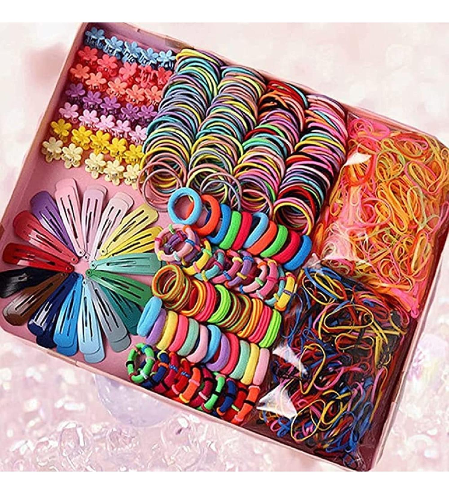 780 Pieces Hair Jewelry & Ponytail Clips Variety for Kids & Toddlers | Perfect Little Girl Hair Accessories - Buy Online on GoSupps.com