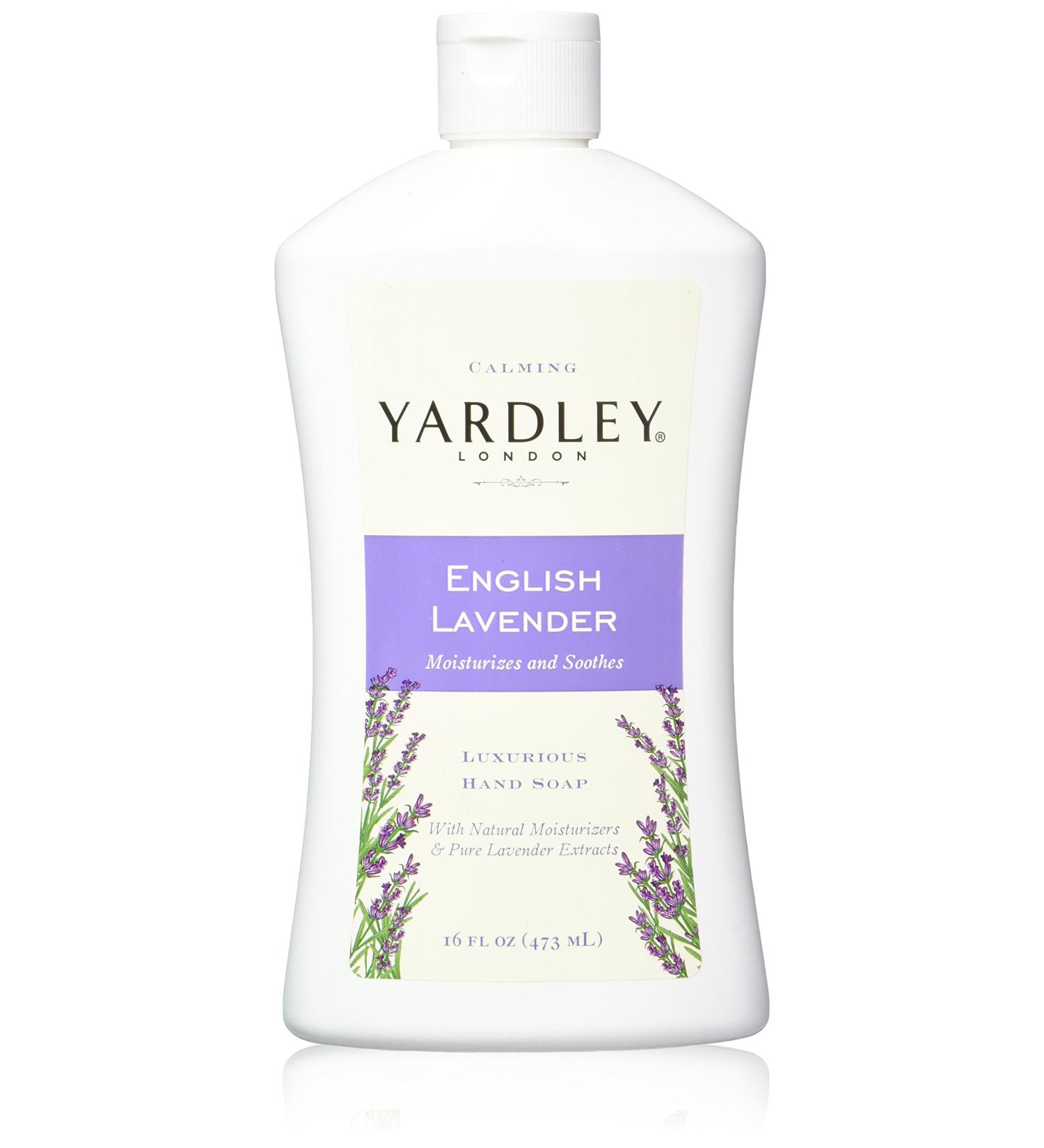 Yardley London English Lavender Liquid Hand Soap Refill 16 oz - With Lavender Extracts & Essential Oils - International Shipping Available - Buy Online on GoSupps.com