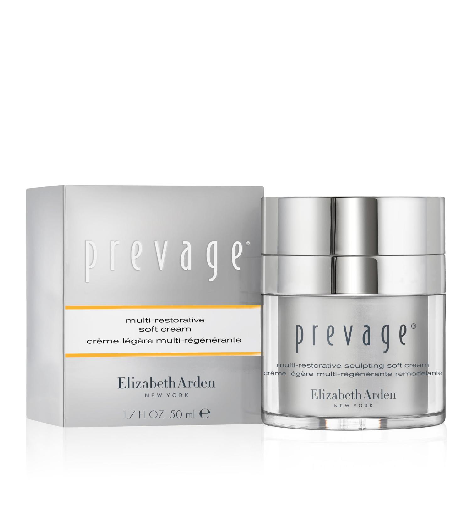 Elizabeth Arden PREVAGE Multi-Restorative Sculpting Soft Cream Firming Face Moisturizer with Idebenone Carnosine and GraviLift Technology 1.7 oz - Buy Online on GoSupps.com