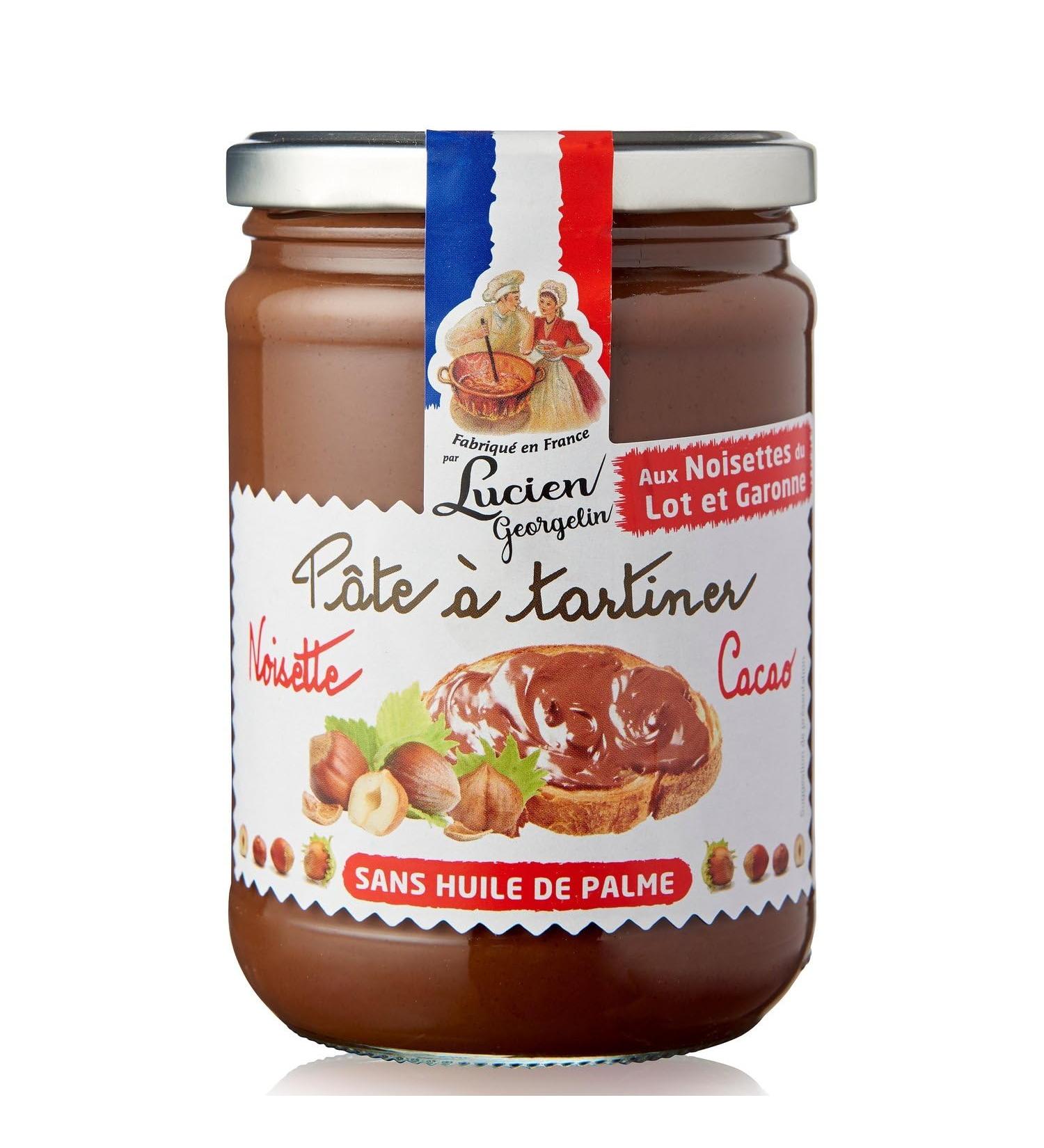 L'ouCIEN GEORGELIN P te Tartiner Onctueuse Noisettes et Cacao Saveur Intense (Pot 600g) - Le lot de 3