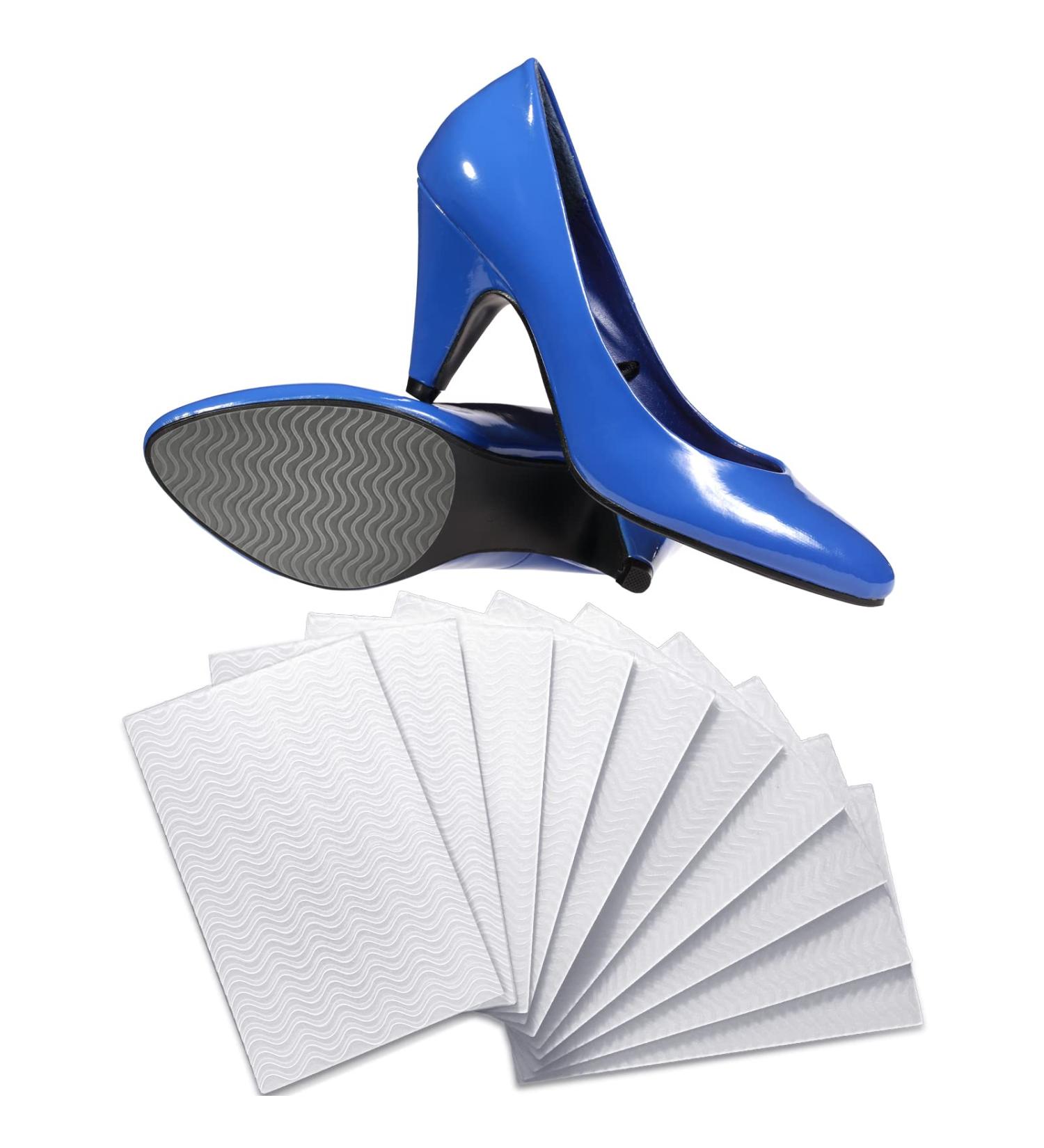 10 Pcs Clear Wave Shoe Sole Protector Non Slip Pads - 3.1 x 5.1 Inches - Buy Online on GoSupps.com