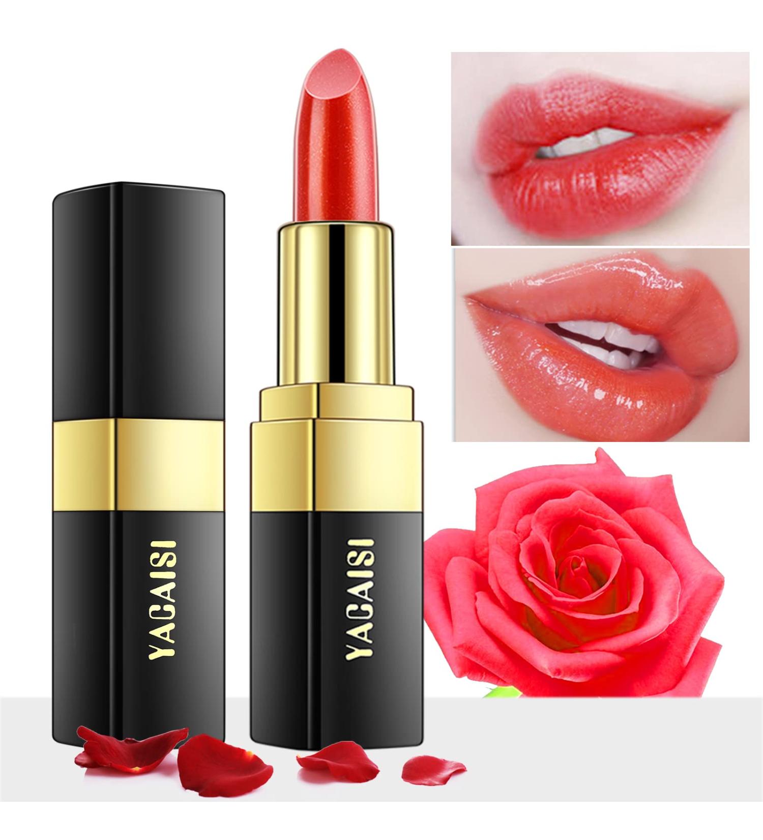 Red Enchantress Lip Balm: Temperature Color Change, Long Lasting, Waterproof Lipstick for Women - Nutritious, Moisturizing Lip Care - Buy Online on GoSupps.com