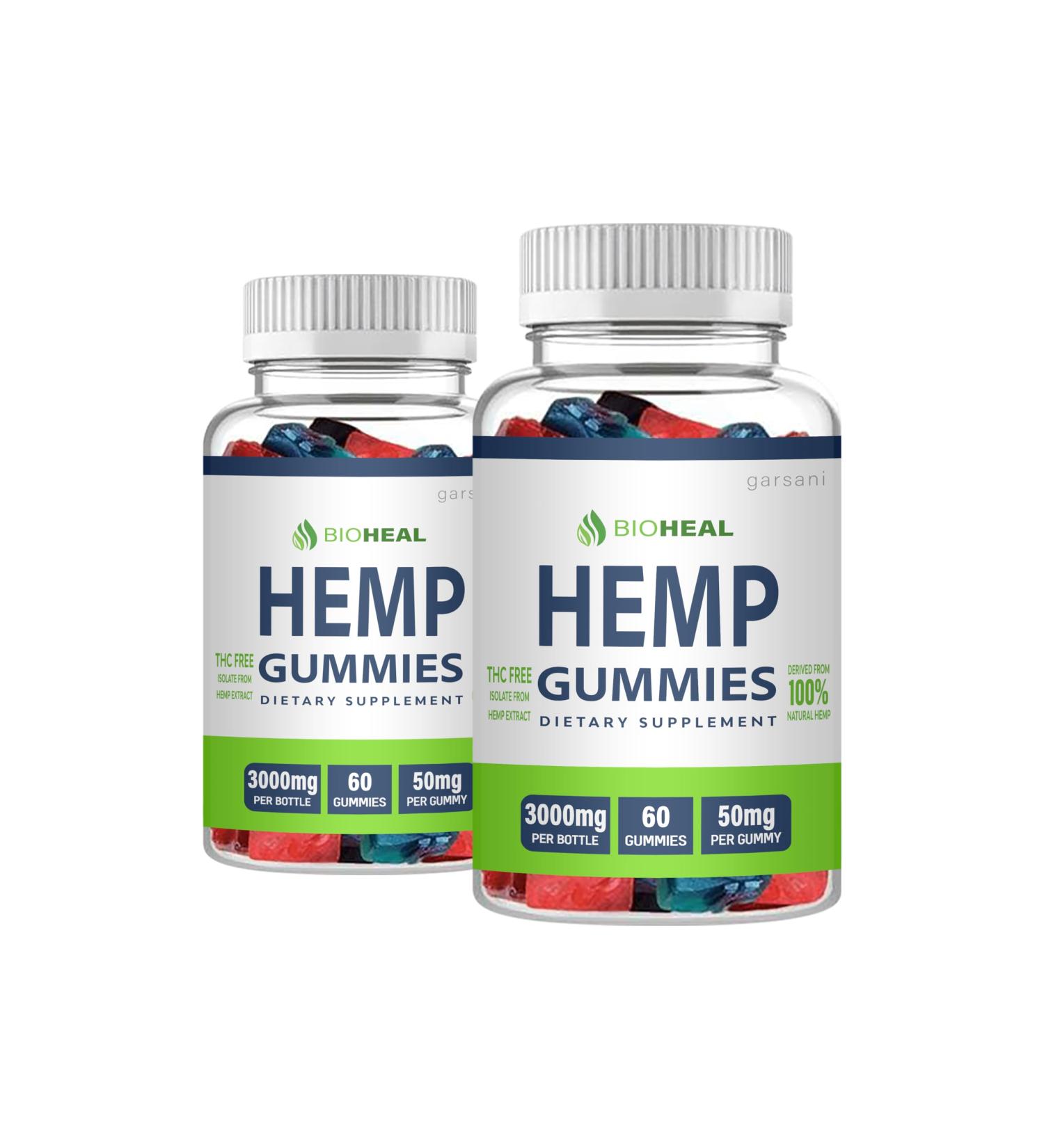 Bioheal Gummies - Bioheal Hemp Gummies (2 Pack 120 Gummies)