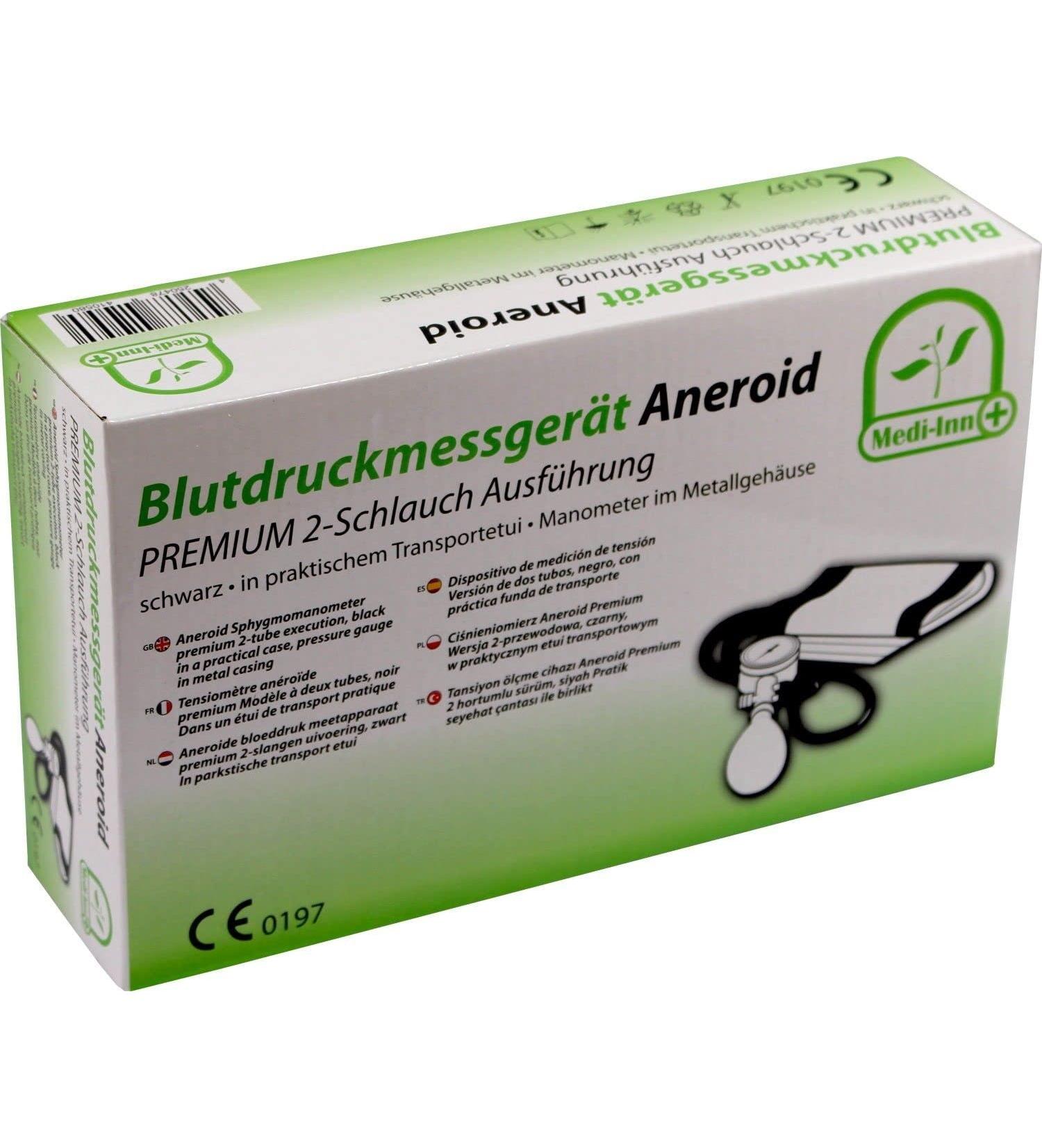 Medi-Inn blood pressure monitor Aneroid Premium 2-tube system 1 piece