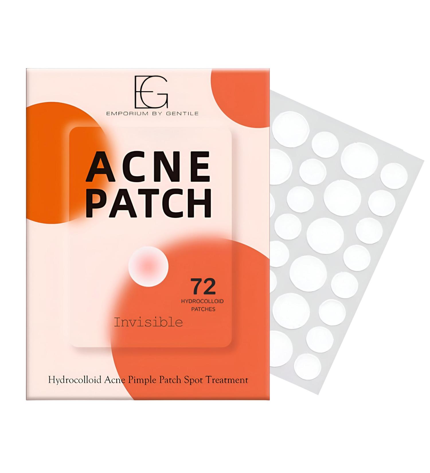 Fast-Acting Hydrocolloid Acne Patches | 72 Invisible Stickers for All Acne Types | Covers Pimples Hides Spots & Removes Oil - Shop Now - Buy Online on GoSupps.com