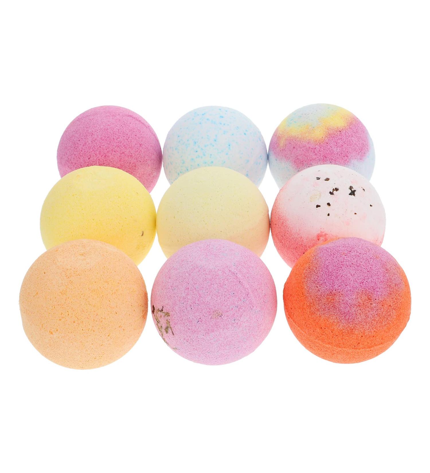 Luxury Lurrose Bathing Balls - Sea Salt Shower Foam Balls for Spa & Skin Care - Random Color - 1 Piece (5 cm) - Ideal for Women & Foot Bath - Buy Online on GoSupps.com