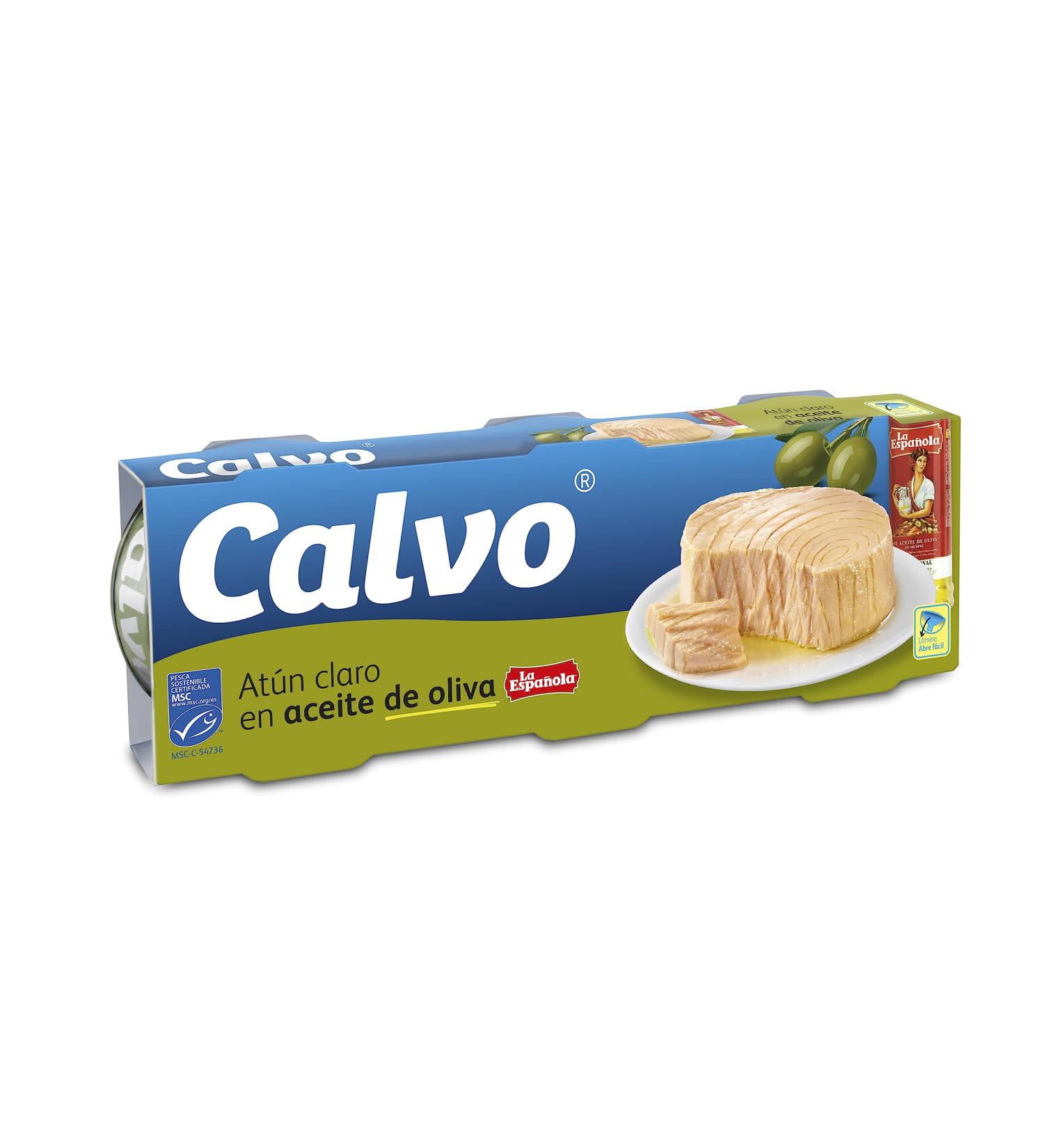  Calvo Calvo Thun Clear Spanish Olive Oil P3 x 100 300 g - Pack of 3 - Buy Online on GoSupps.com