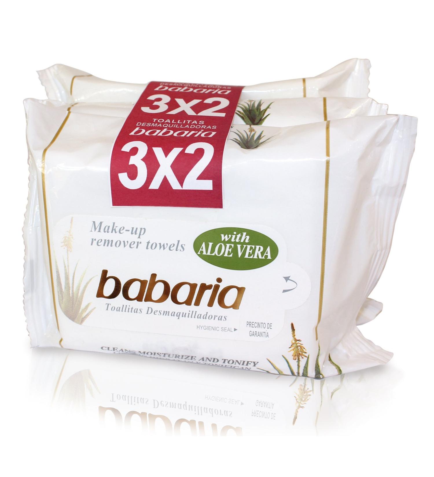 babaria Aloe Vera cleansing wipes 75 pieces (0.17 Euro/piece)