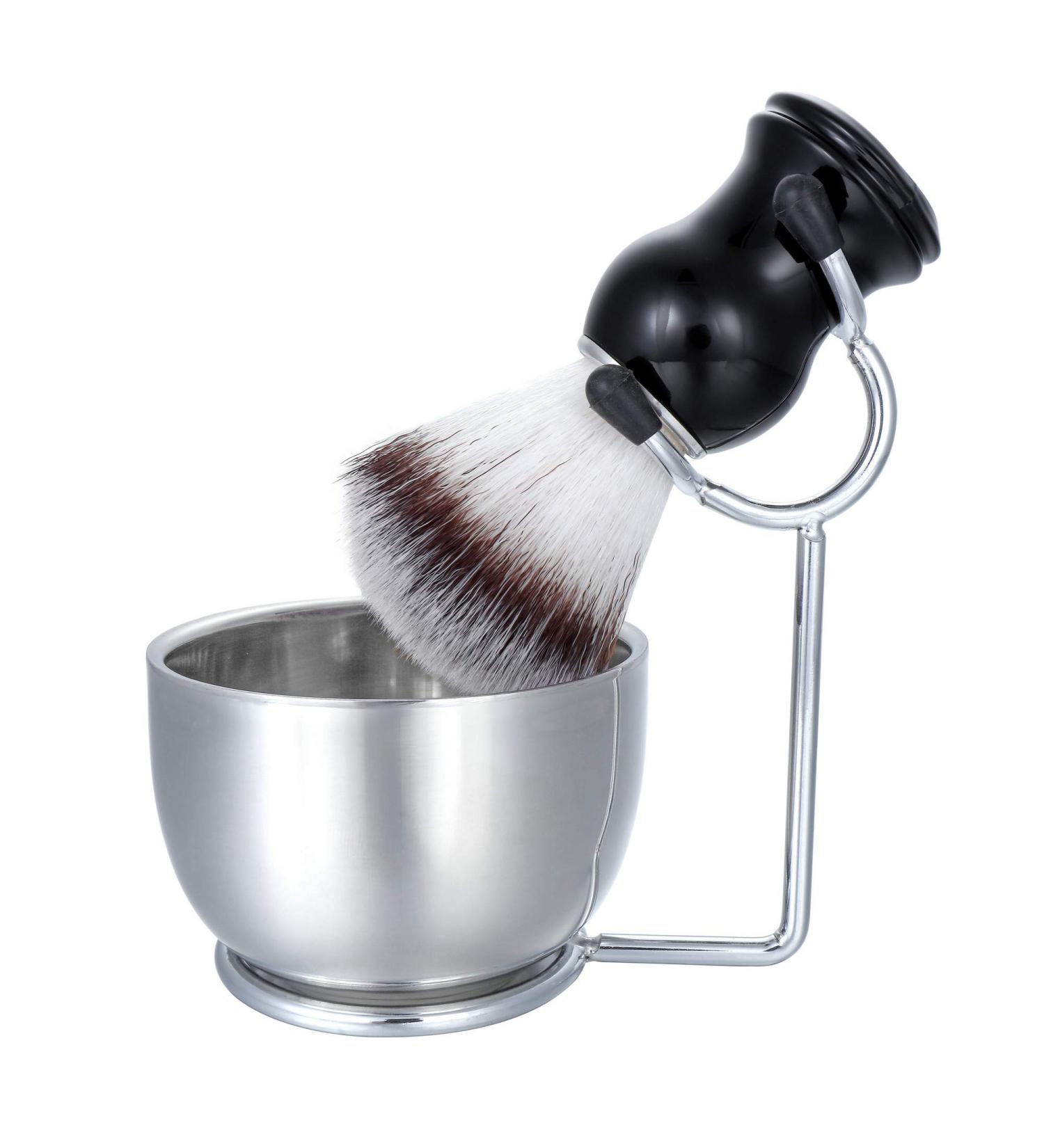 Faletony 3-in-1 Shaving Set for Men - Complete Gift with Brush Bowl & Rack - Classic Wet Shaving Essentials - Buy Online on GoSupps.com