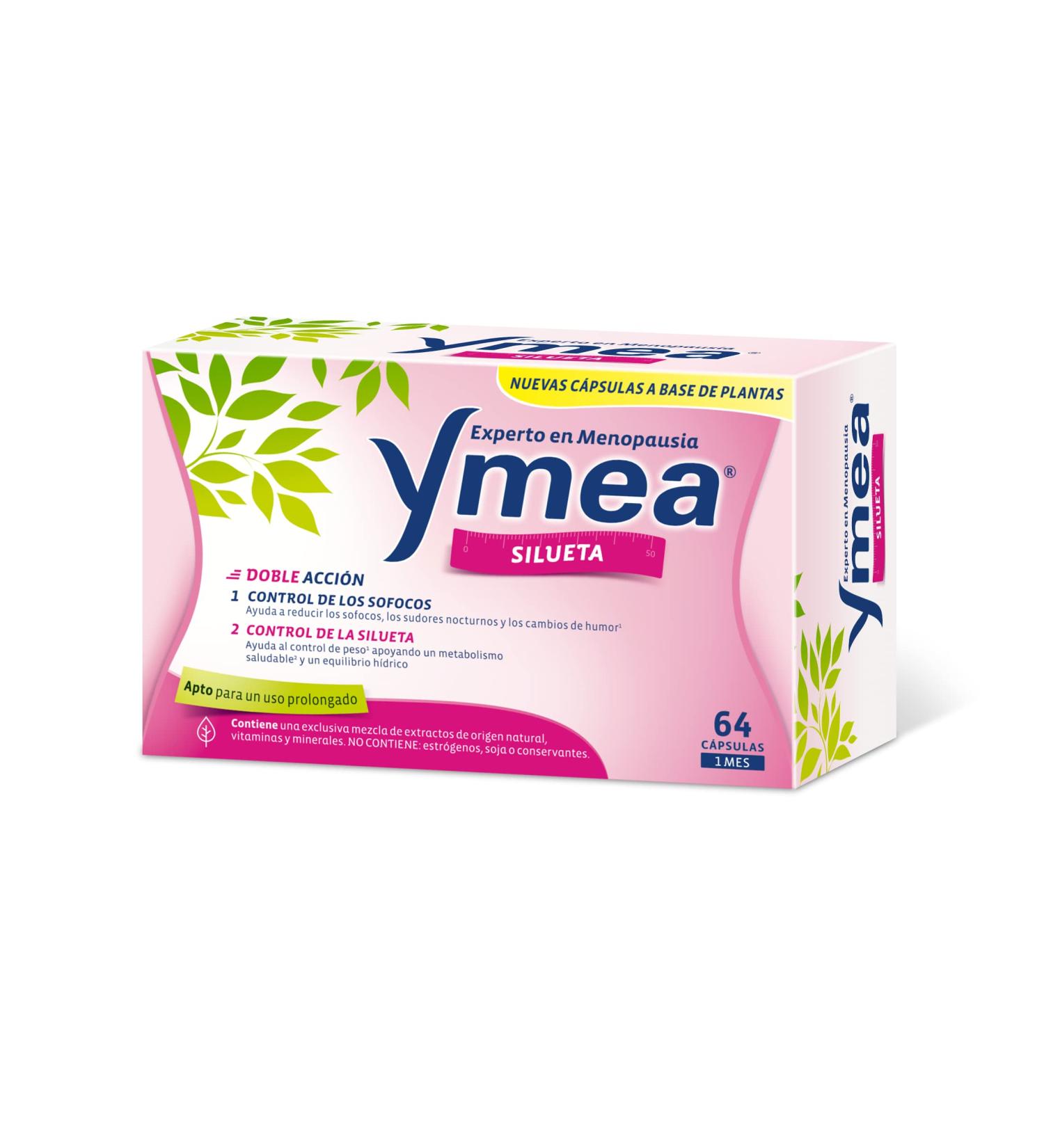 YMEA Silueta - Tratamiento Menopausia Doble Acci n | Control Sofocos y Silueta | 64 C psulas Sin Estr genos - Env o Internacional - Buy Online on GoSupps.com