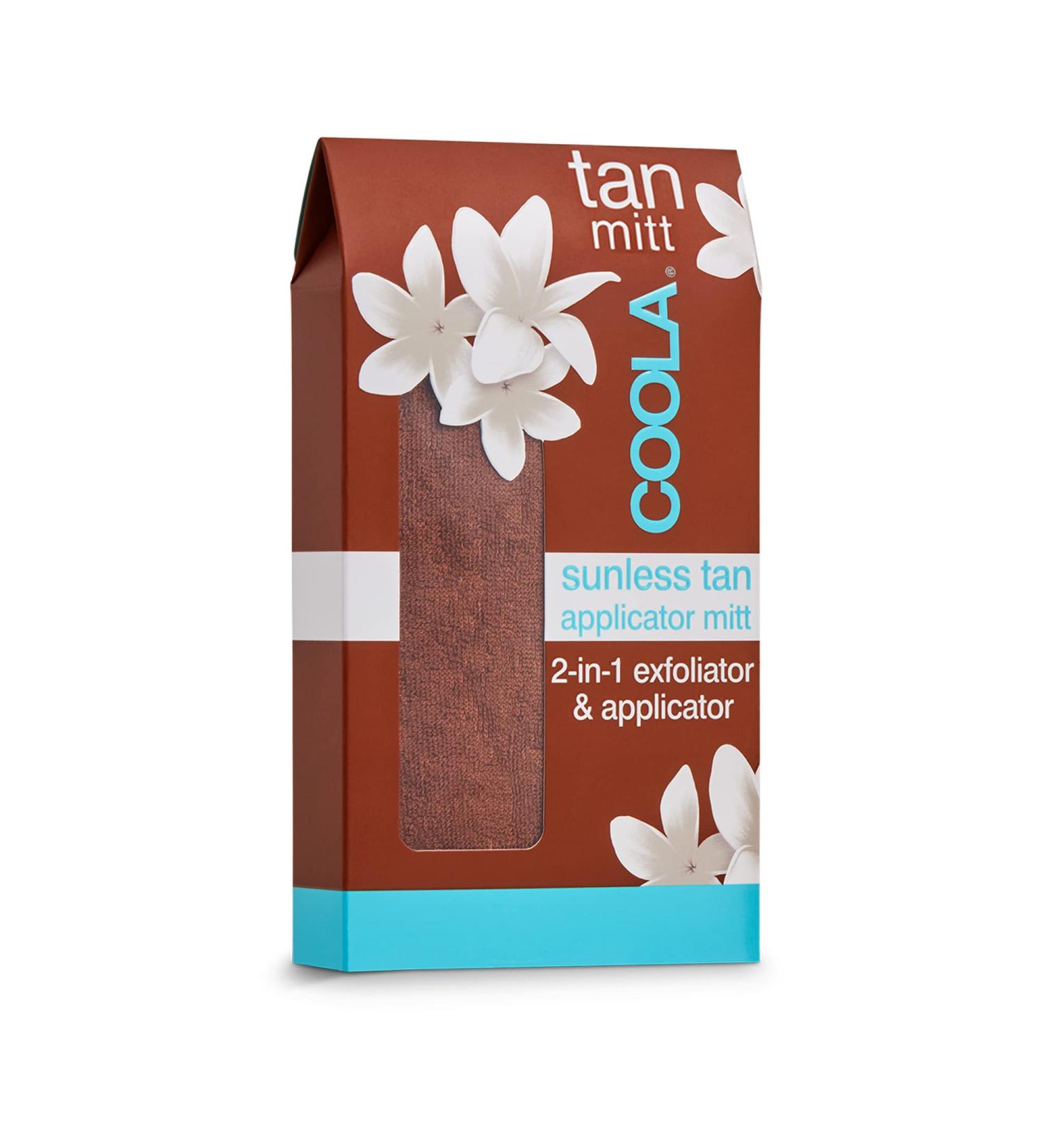 Coola Sunless Self Tanner Mitt - 2-in-1 Applicator & Exfoliator for Face & Body | Supports Sunless Tanning Lotion Application - Buy Online on GoSupps.com