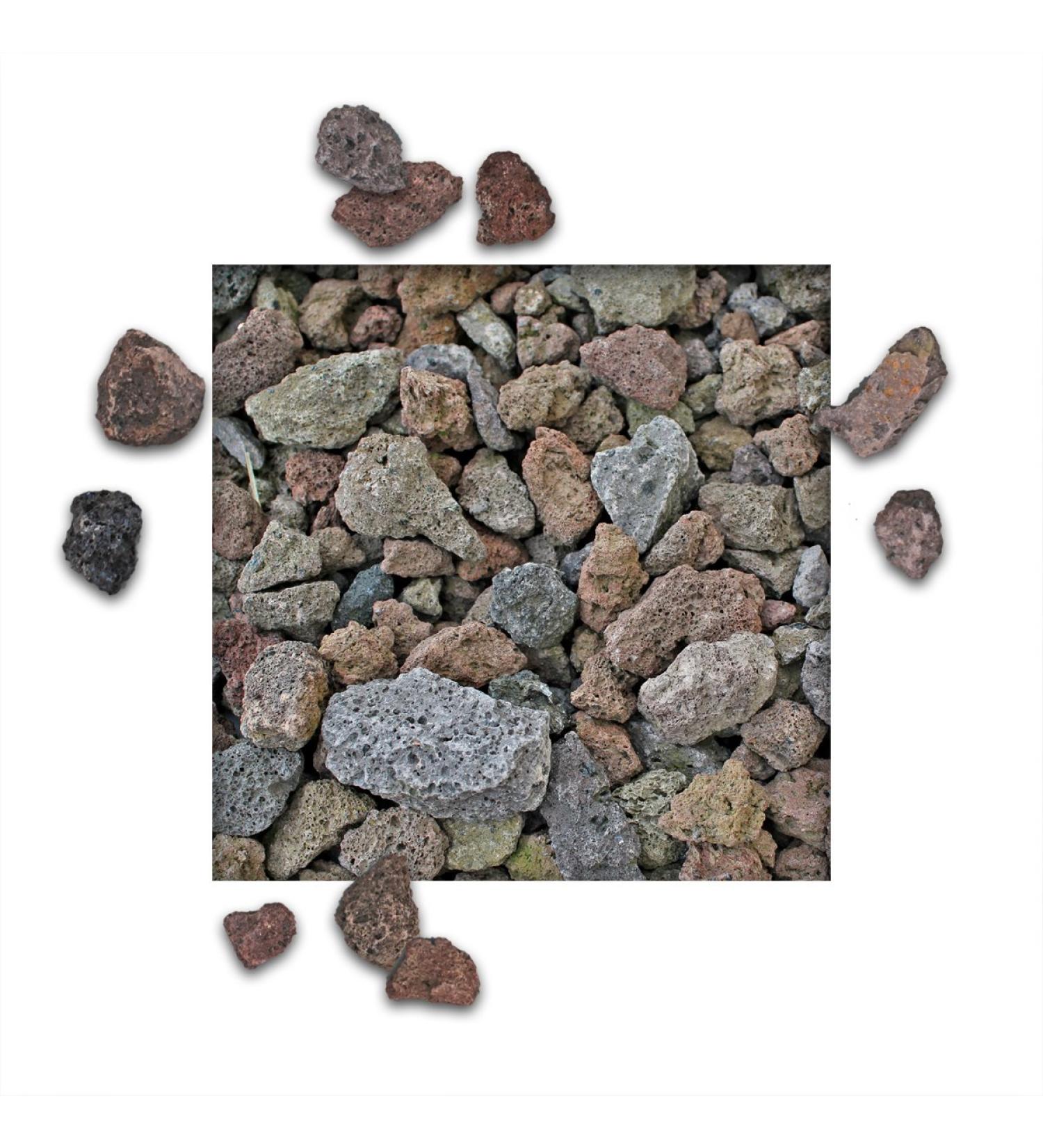 Kiesk nig 10 kg lava grit plant granulate snail protection lava stone lava stones aquarium green roof lava granulate grain size 16/32 mm