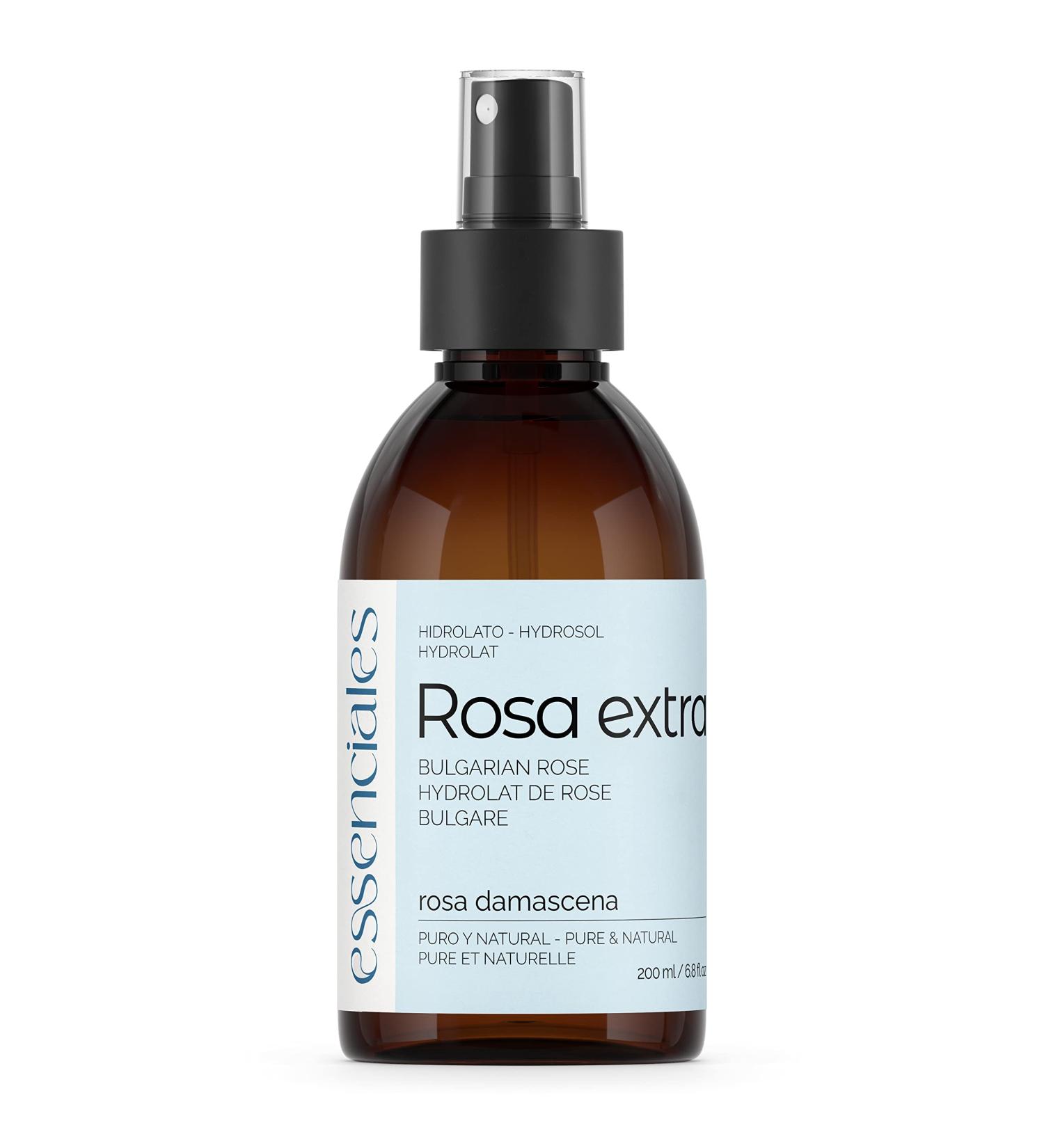 Essenciales Hydrolate and rose water extra damask Rosa Damascena BIO 200 ml 100 pure and natural organic and ecologically certified without alcohol - Buy Online on GoSupps.com
