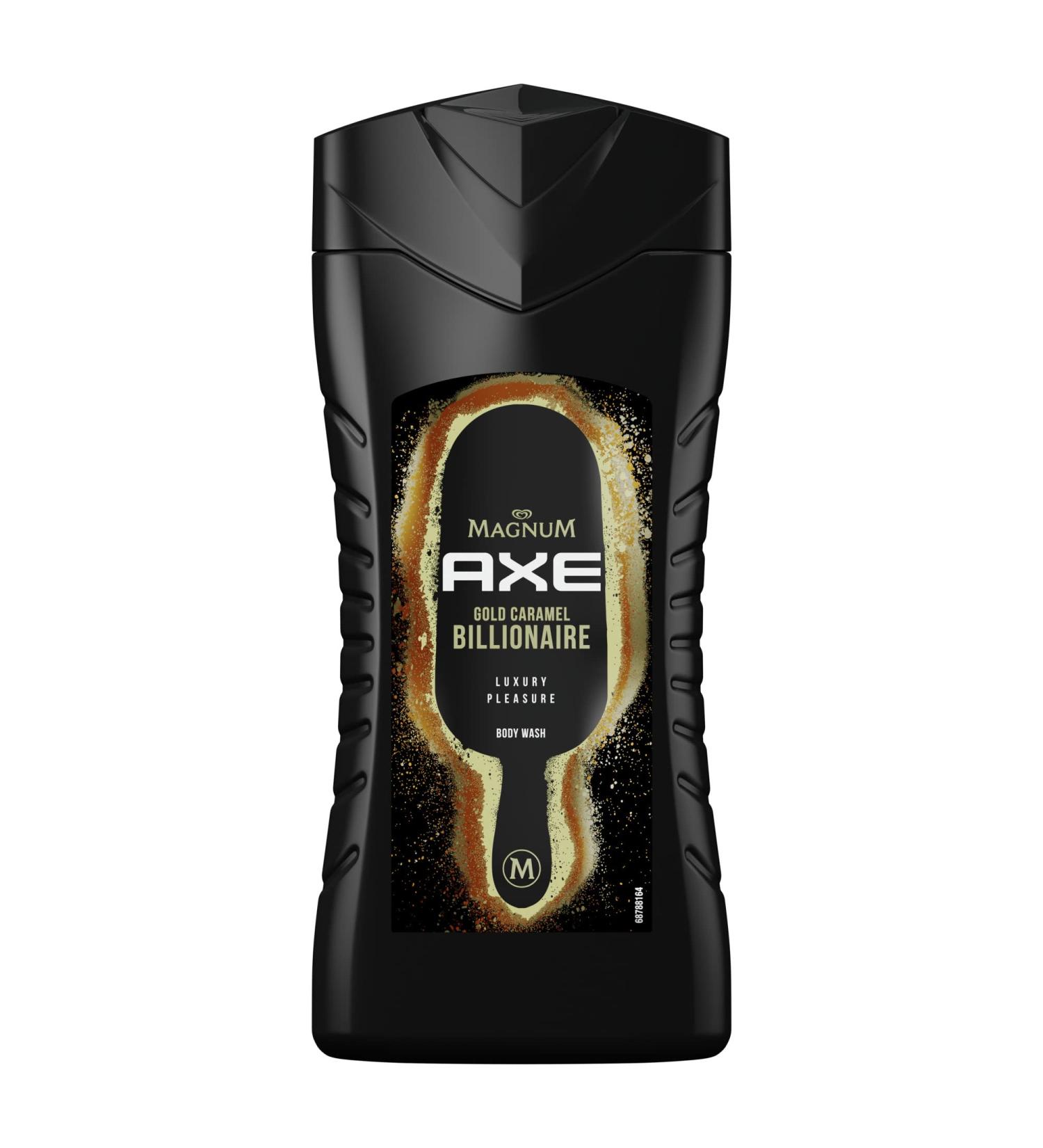 AX 3-in-1 Shower Gel & Shampoo Magnum Gold Caramel Billionaire - Luxurious Fragrance for Body Face & Hair - 250ml - Buy Online on GoSupps.com