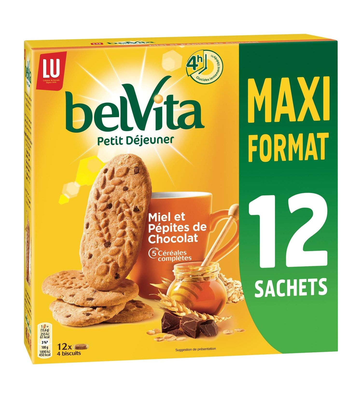 Belvita Honey and Chocolate Chip Breakfast Biscuit, 650g