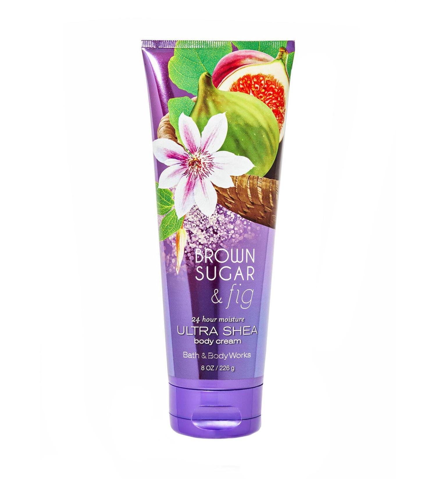Bath & Body Works Brown Sugar & Fig Ultra Shea Body Cream - 8 oz (Pack of 1) - Buy Online on GoSupps.com