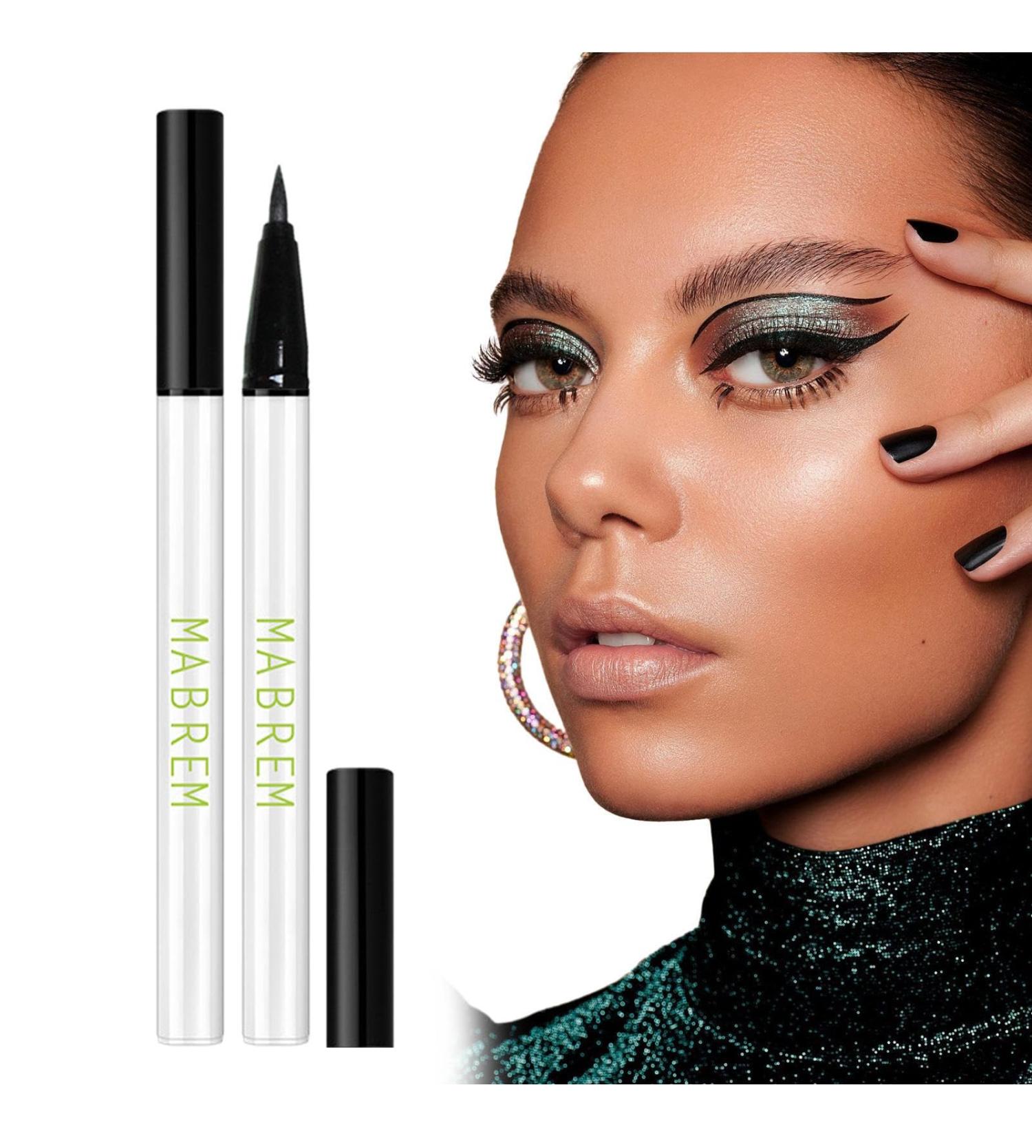 Eyeliner Liquid Liner - Waterproof Long-Lasting Eye Liner Pencils Smudgeproof Eye Liner Pencils Eye Care Quick Dry Eye Liner Liquid Liner Eye Makeup for Women and Girls Pochy - Buy Online on GoSupps.com