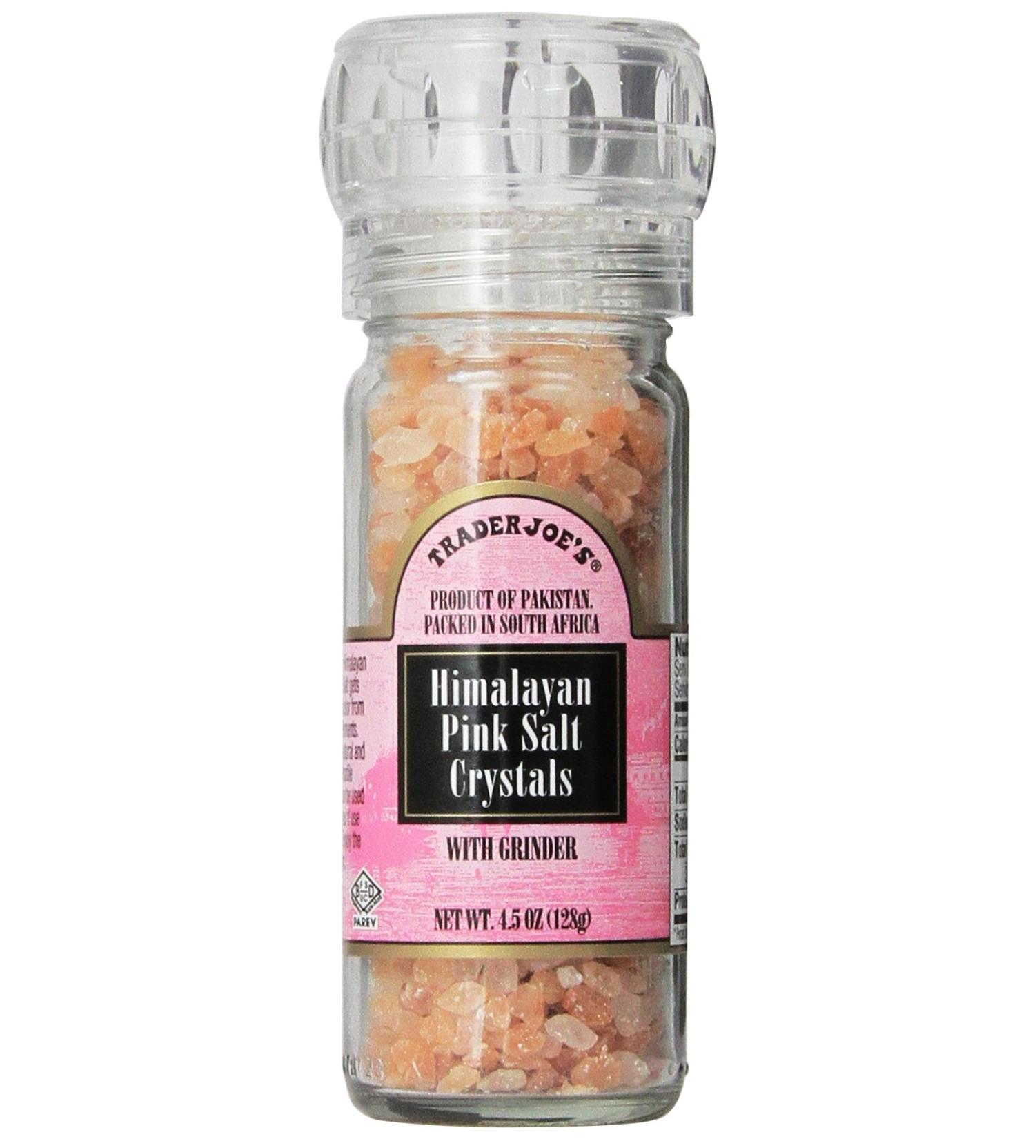 Trader Joe's Himalayan Pink Salt Crystals Grinder - 4.5oz - Buy Online on GoSupps.com