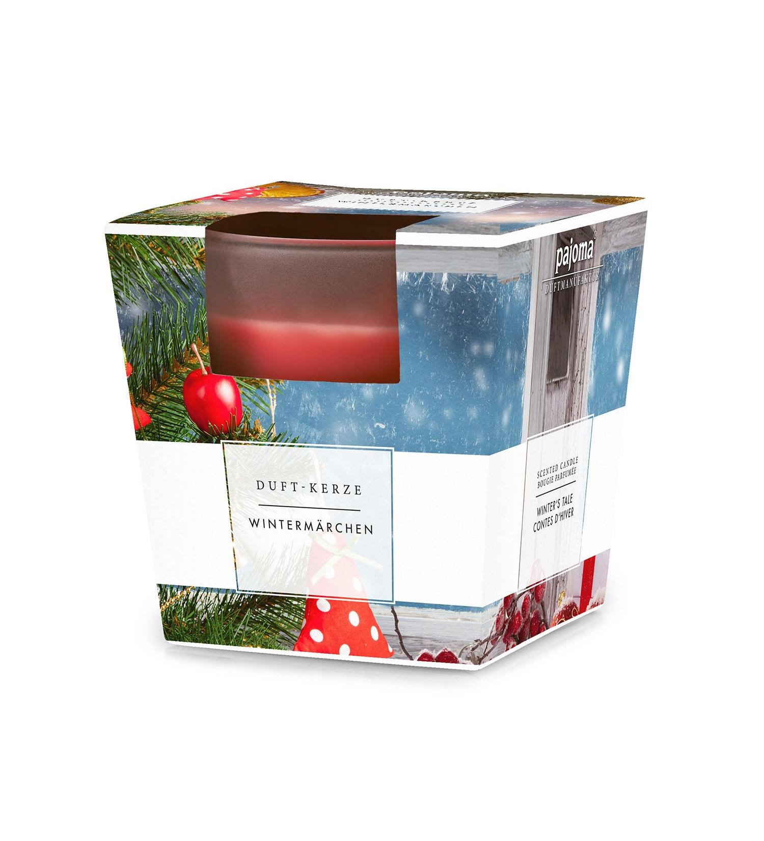 Pajoma fragrance candle winter fairy tale - in satin glass |120g of wax weight burning time: 25 hours in a noble gift packaging |Premium quality winter fairy tale 1