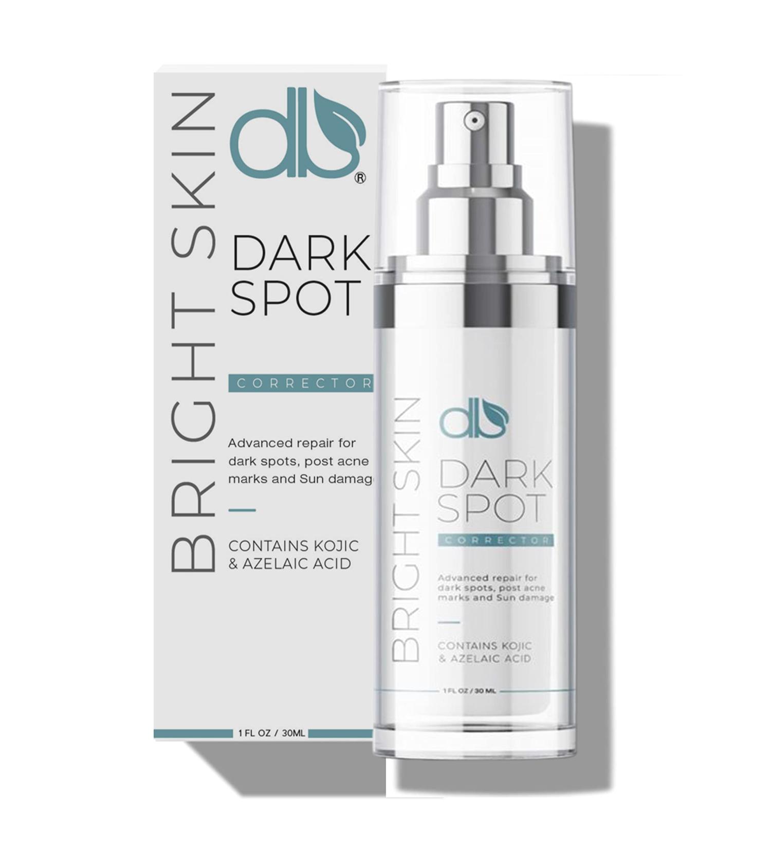 db Bright Skin Dark Spot Corrector for Face & Body 30ml | Reduces Discoloration from Acne Sun Damage Ingrown Hairs & More | Unisex Formula for Men & Women - Buy Online on GoSupps.com