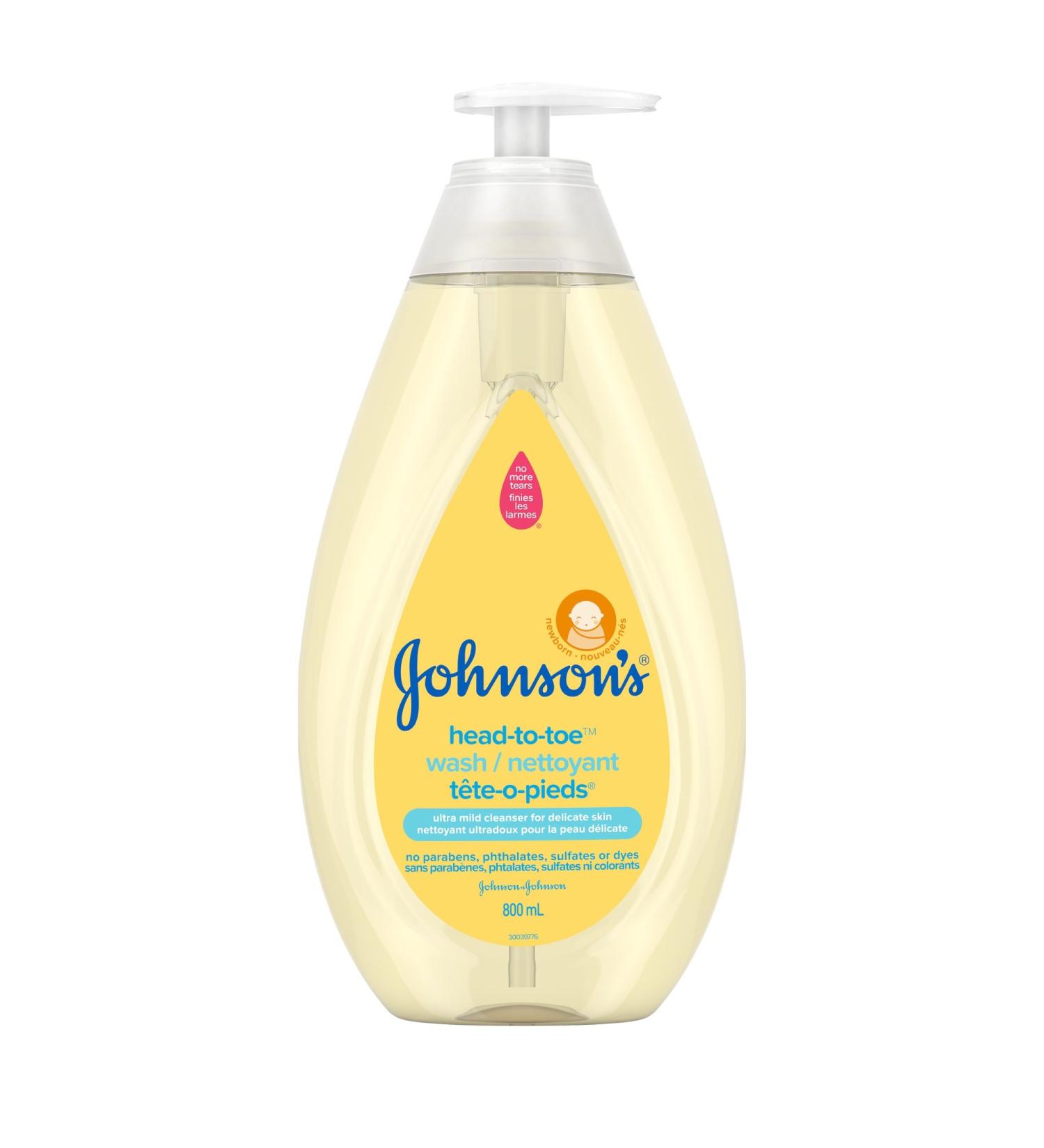 Johnson's Baby wash and shampoo for baths head-to-toe tear free 800ml 800 ml (Pack of 1) Wash - Buy Online on GoSupps.com