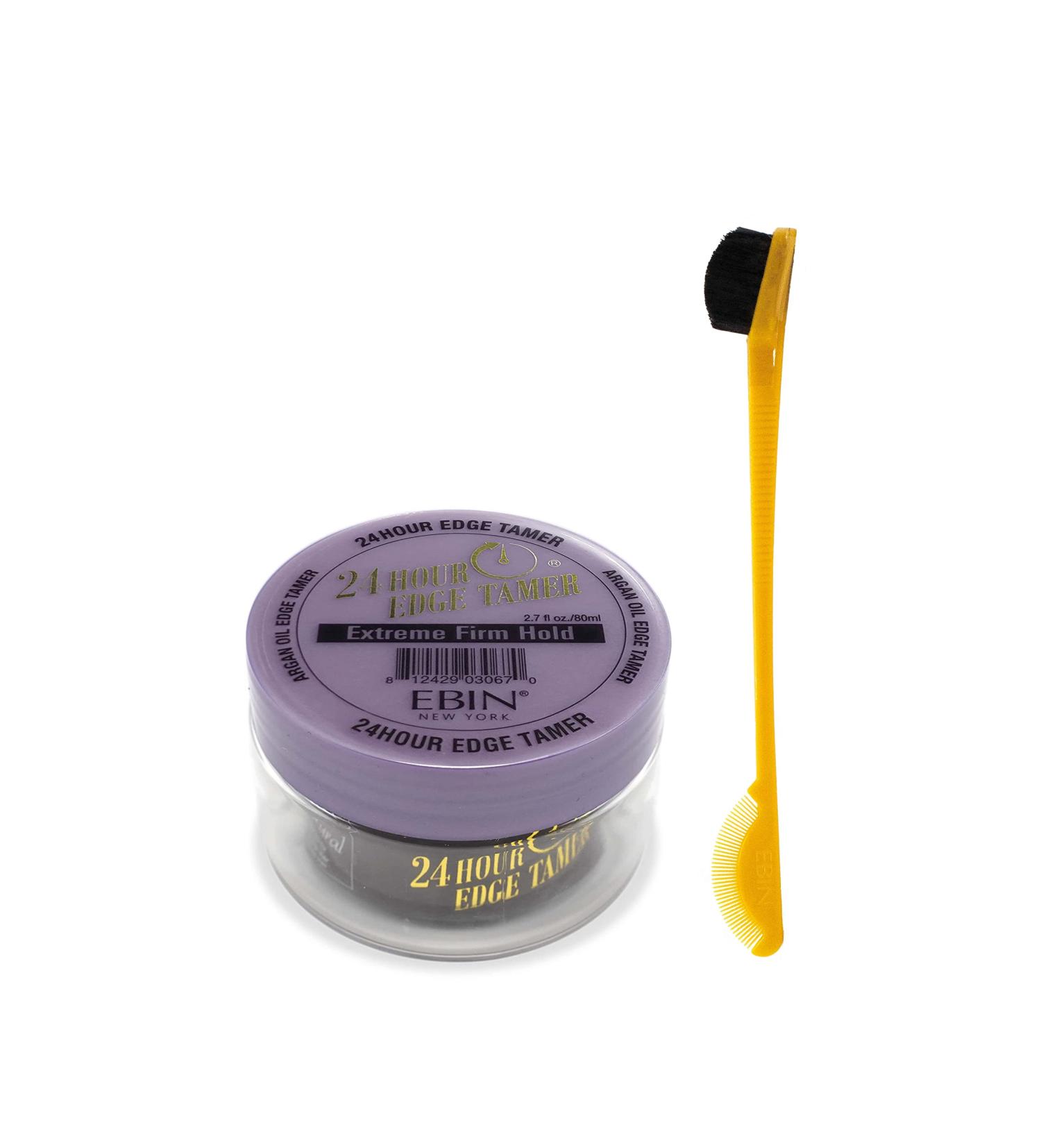 EBIN NEW YORK 24 Hour Edge Tamer Kit (2.7oz/ 80ml) Extreme Hard - No Flaking, No White Residue, Shine and Smooth Texture - Buy Online on GoSupps.com